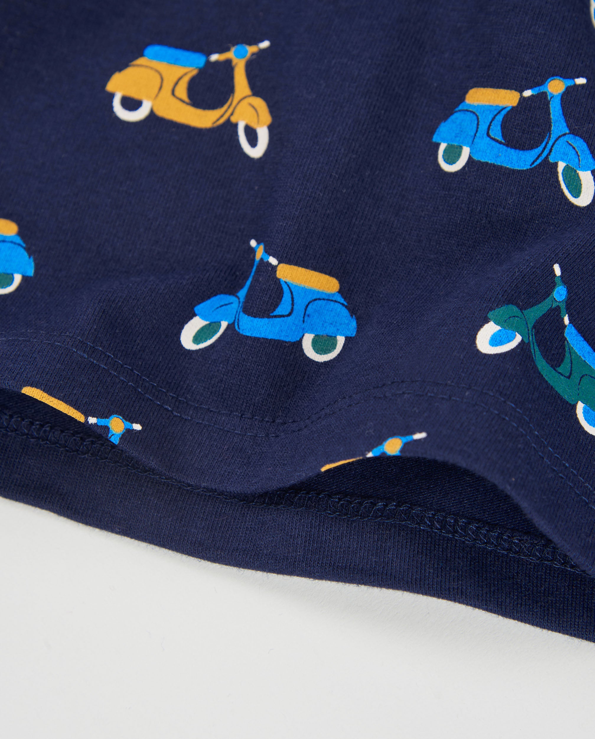 TucTuc Magliette t-shirt bambino maniche lunghe blu moto tasca