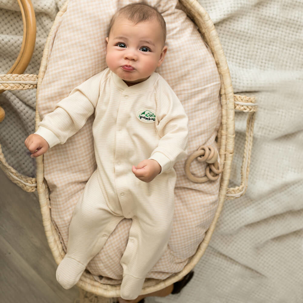 Pamboo Organic tutina neonato cotone bio maniche lunghe