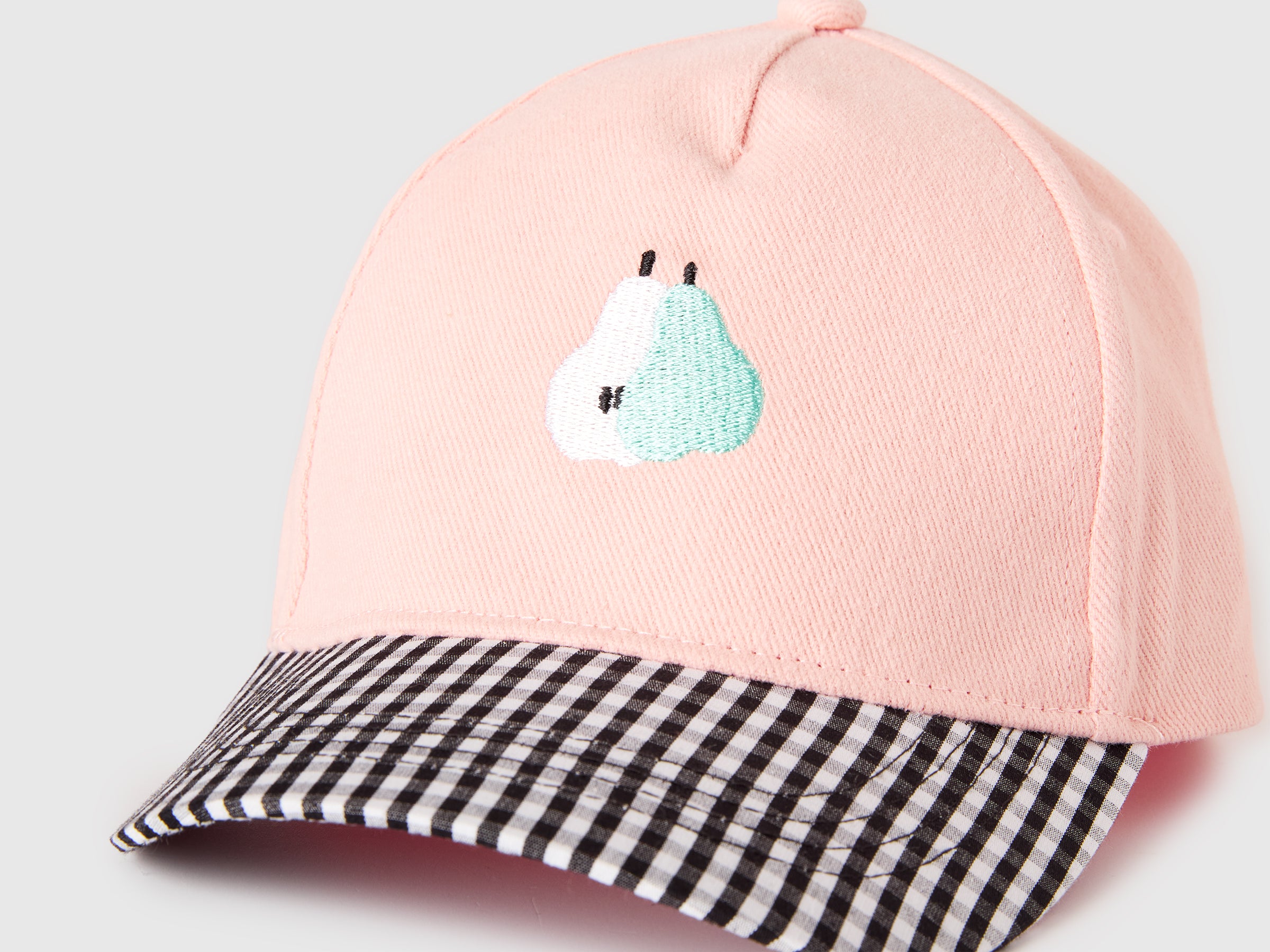 United Colors of Benetton cappello baseball cotone pera