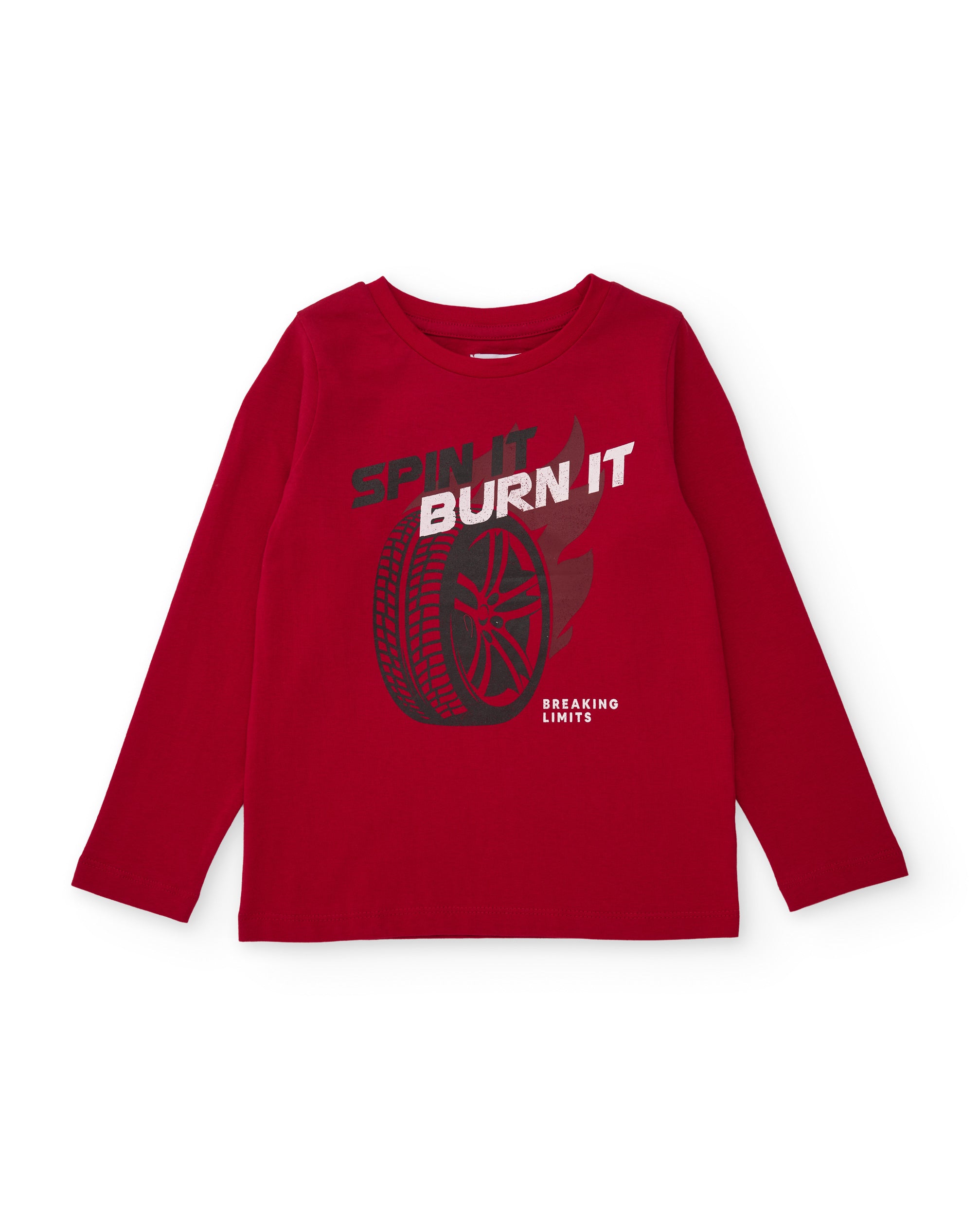 TucTuc Completi tuta bambino rossa cotone jogger taglia bambino