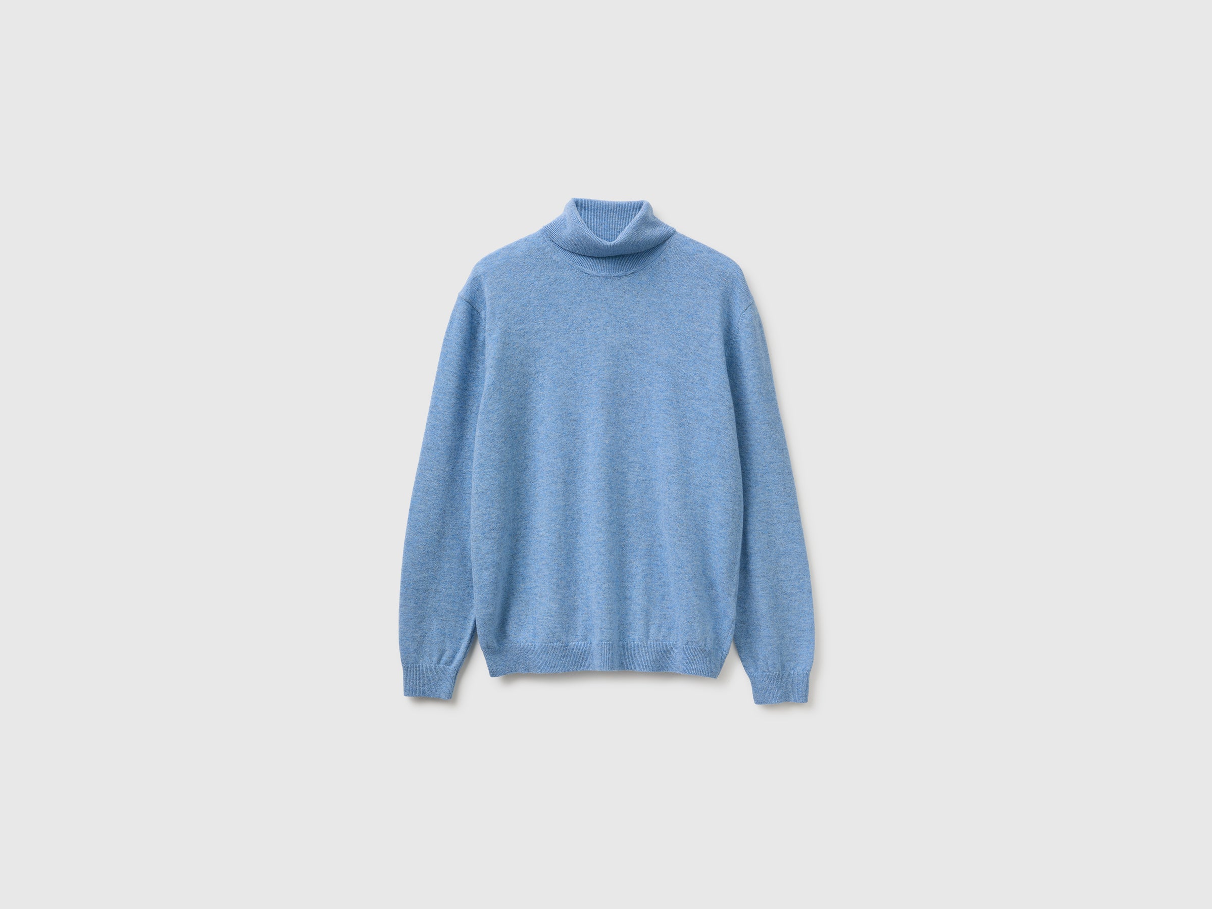 United Colors of Benetton dolcevita lana merino azzurra