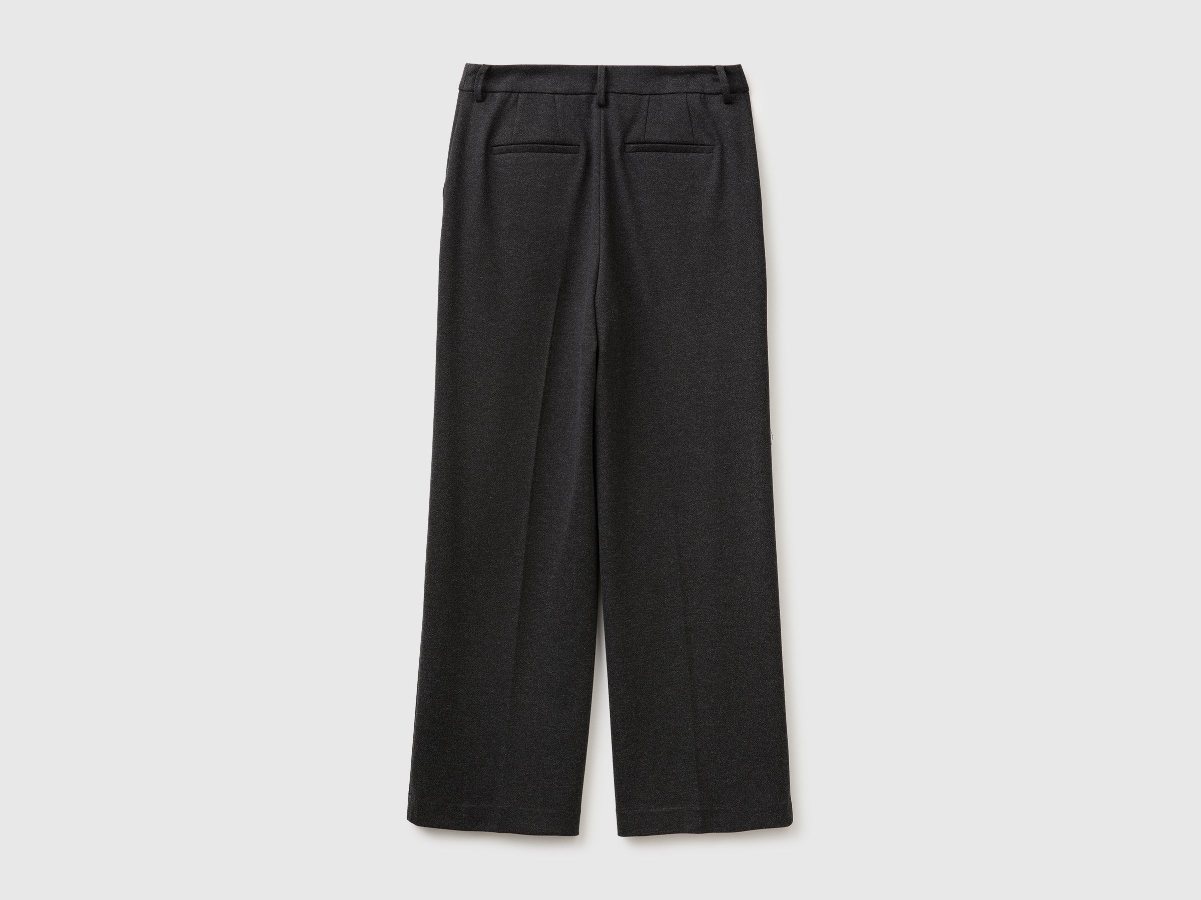 United Colors of Benetton Trousers pantaloni flanella con pieghe