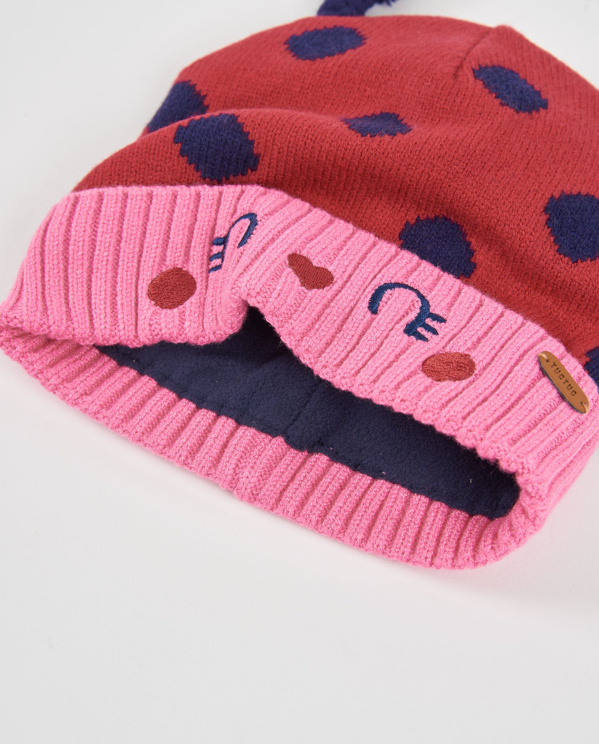 TucTuc Accessori set maglia bambina rosso 44 coccinella