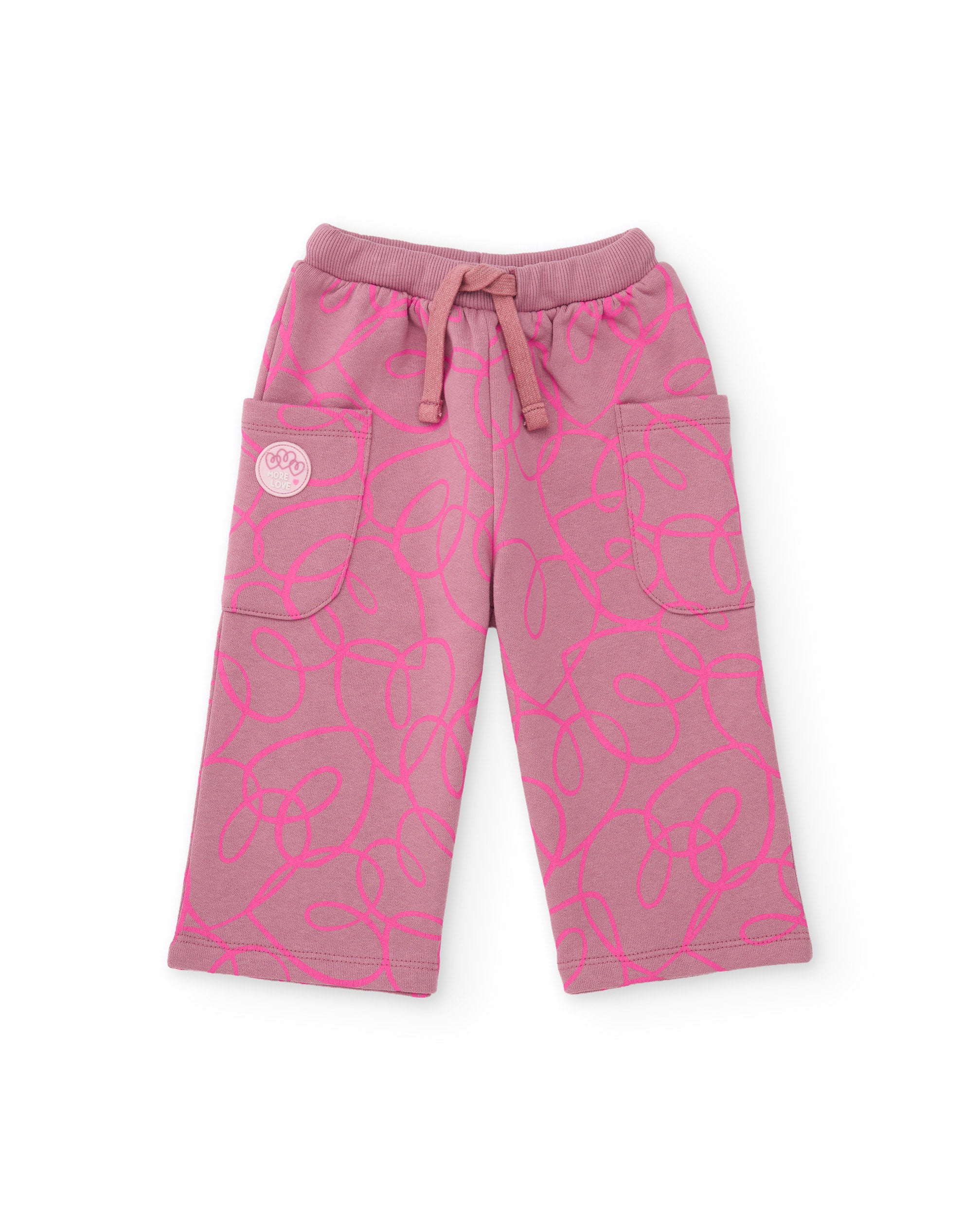 TucTuc Completi Felpa Pantaloni Bambina Rosa