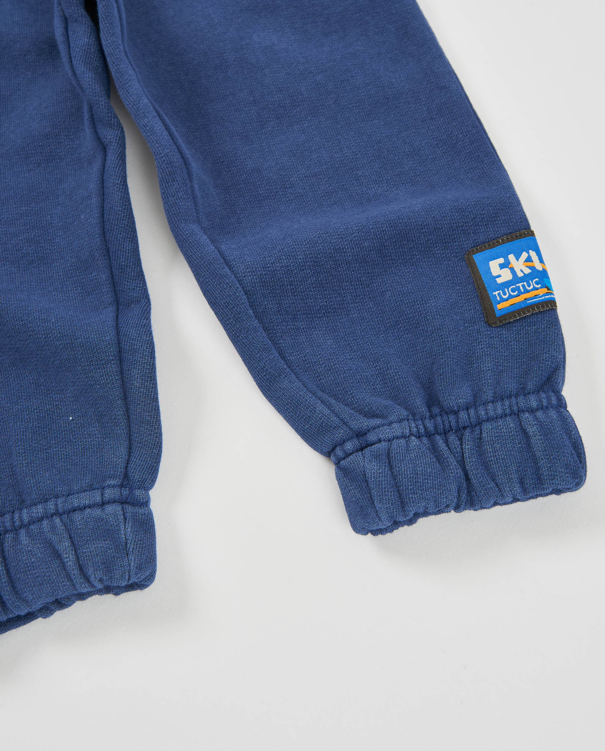 TucTuc Pantaloni Felpa Bambino Blu Marino Cotone