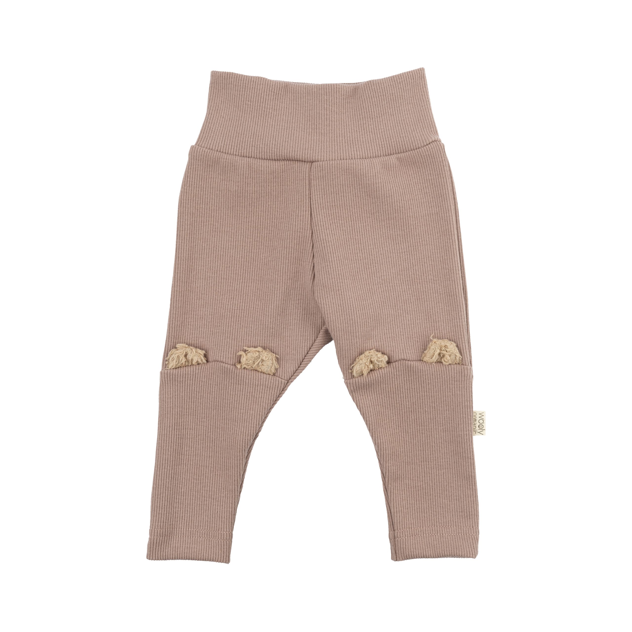 Woolly Organic Leggings Teddy Ears leggings orecchie cotone organico