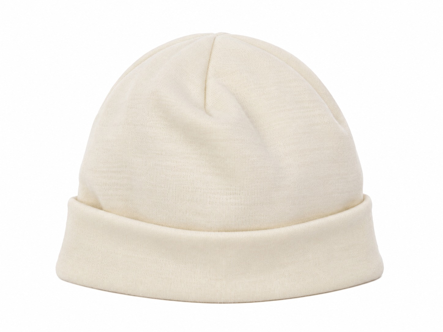 Woolly Organic Merino Beanie cuffia neonato lana merino seta