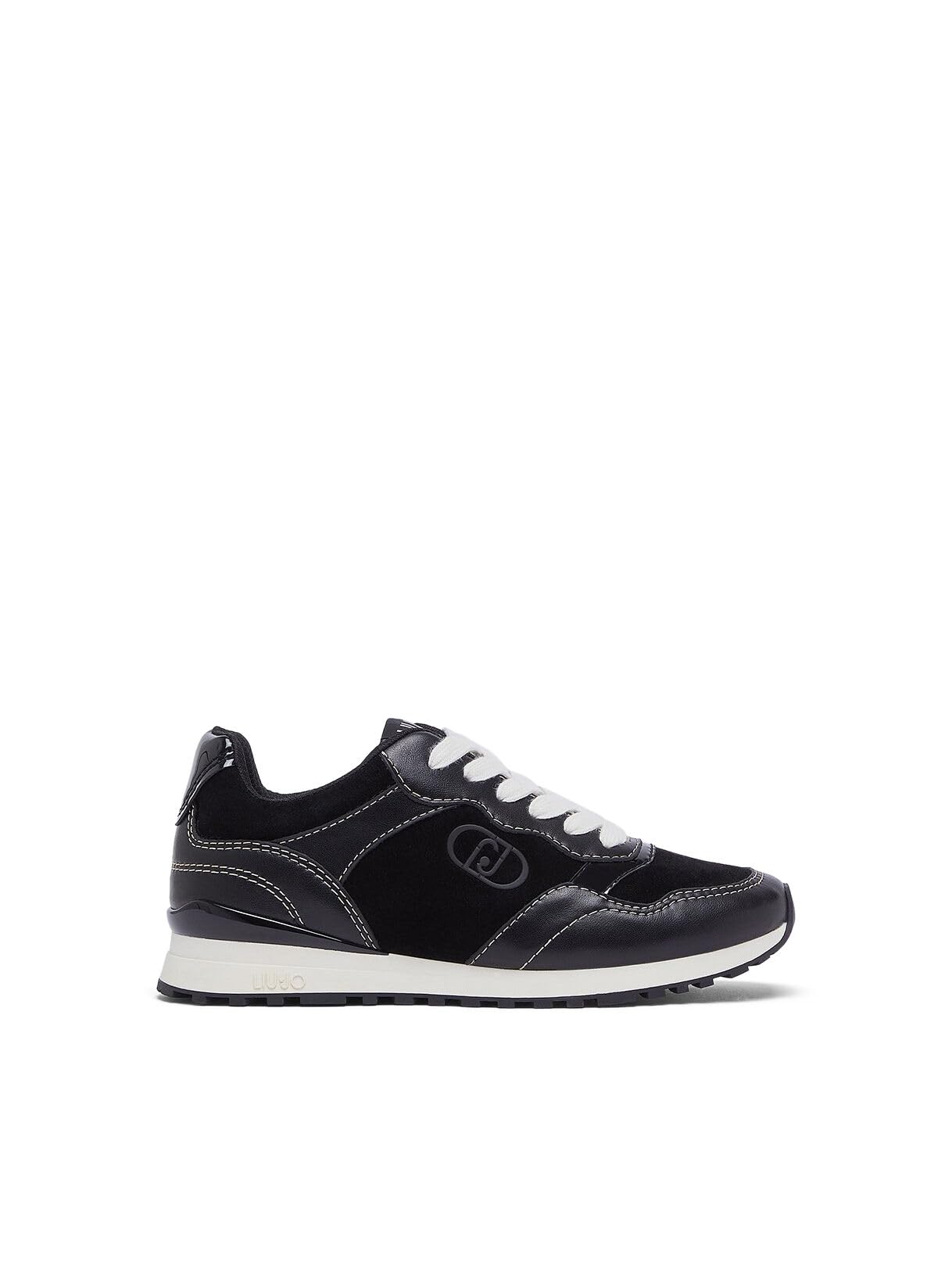 Liu Jo Sneakers Pelle Suede Taglia 35 EU Suola 3 cm