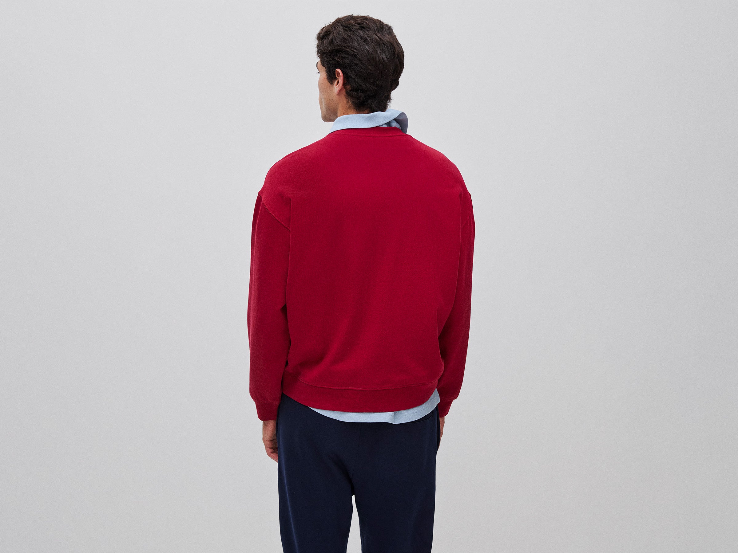 United Colors of Benetton Closed felpa girocollo cotone bio