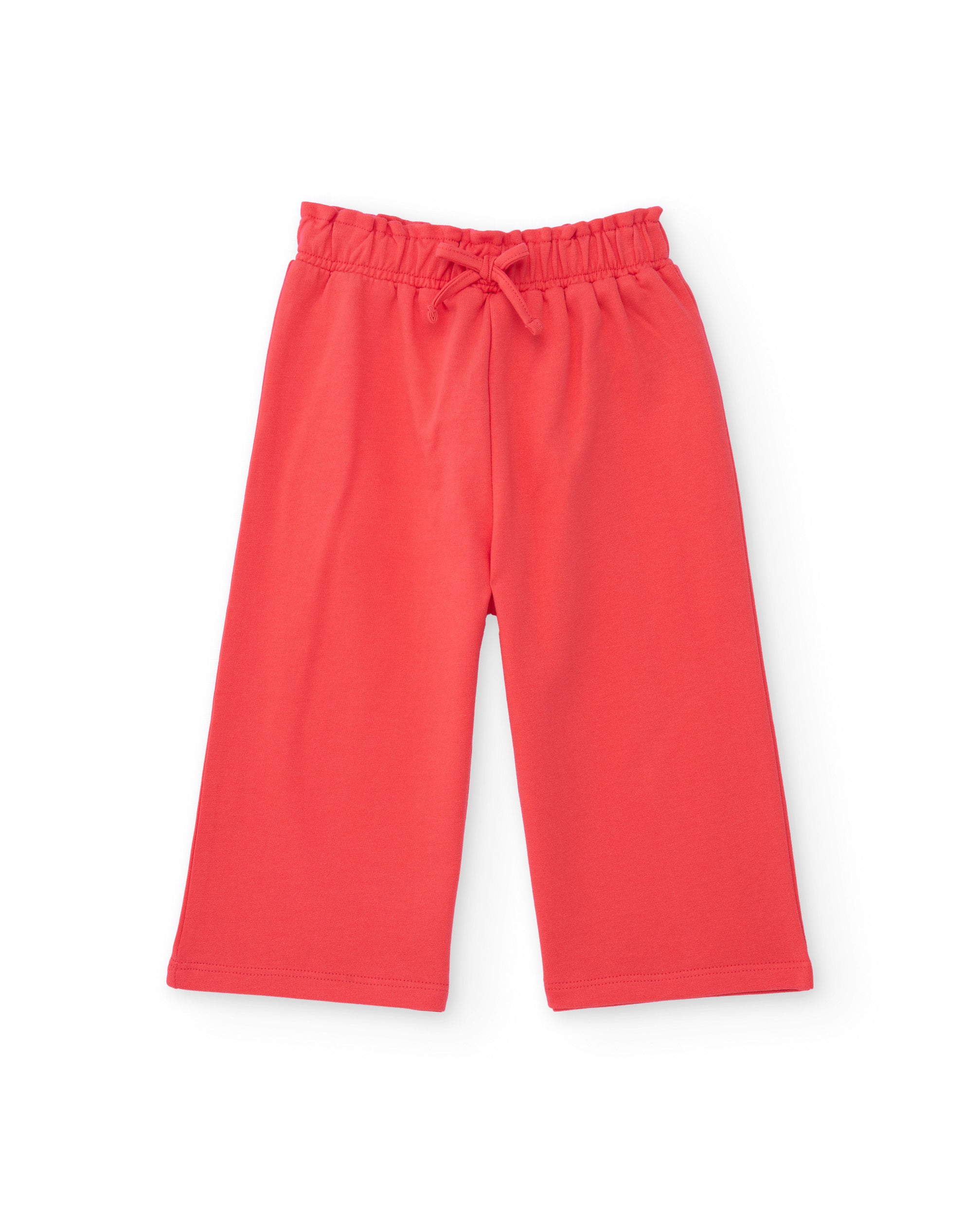 TucTuc Pantaloni bambina rosso culotte vita elastica