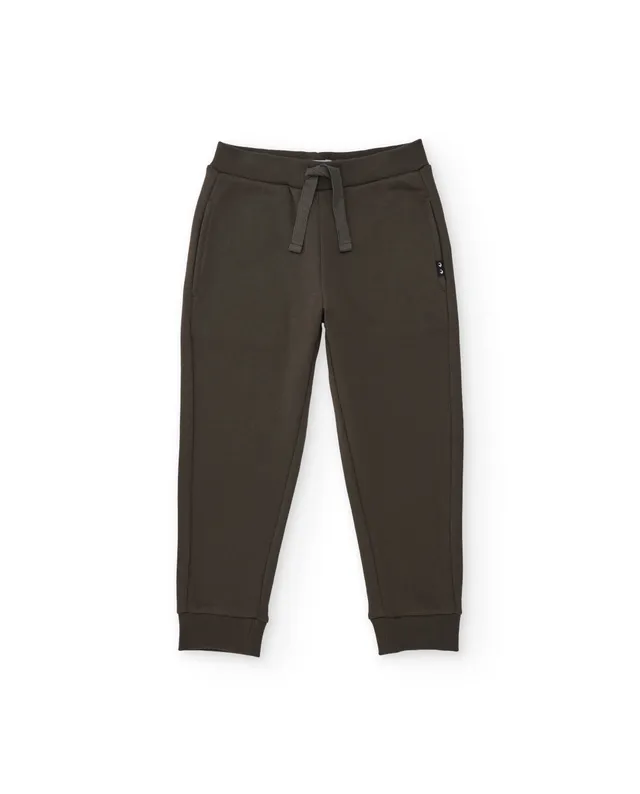 TucTuc Pantaloni tuta felpa marrone 4A sportivi bambino