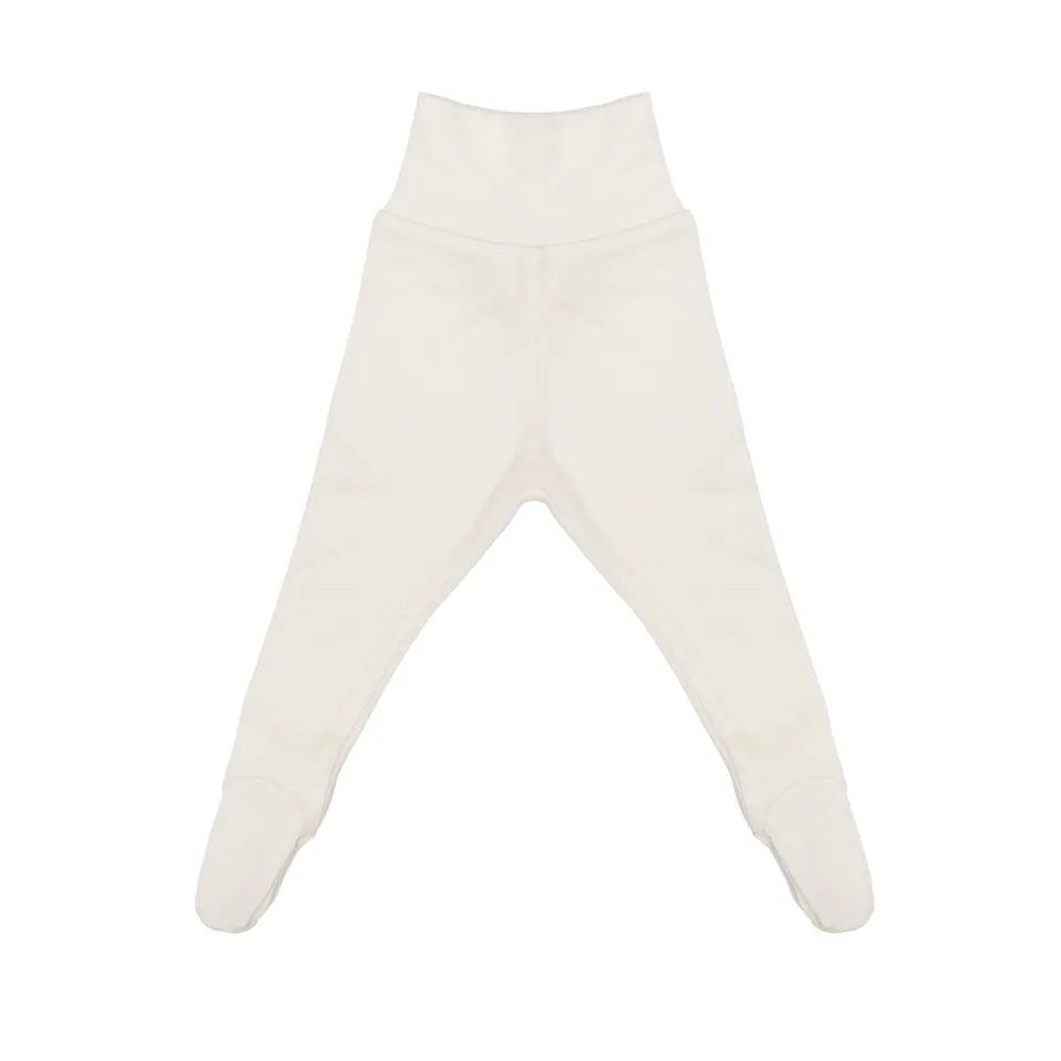 Woolly Organic Baby Leggings leggings neonato lana merino con piedi