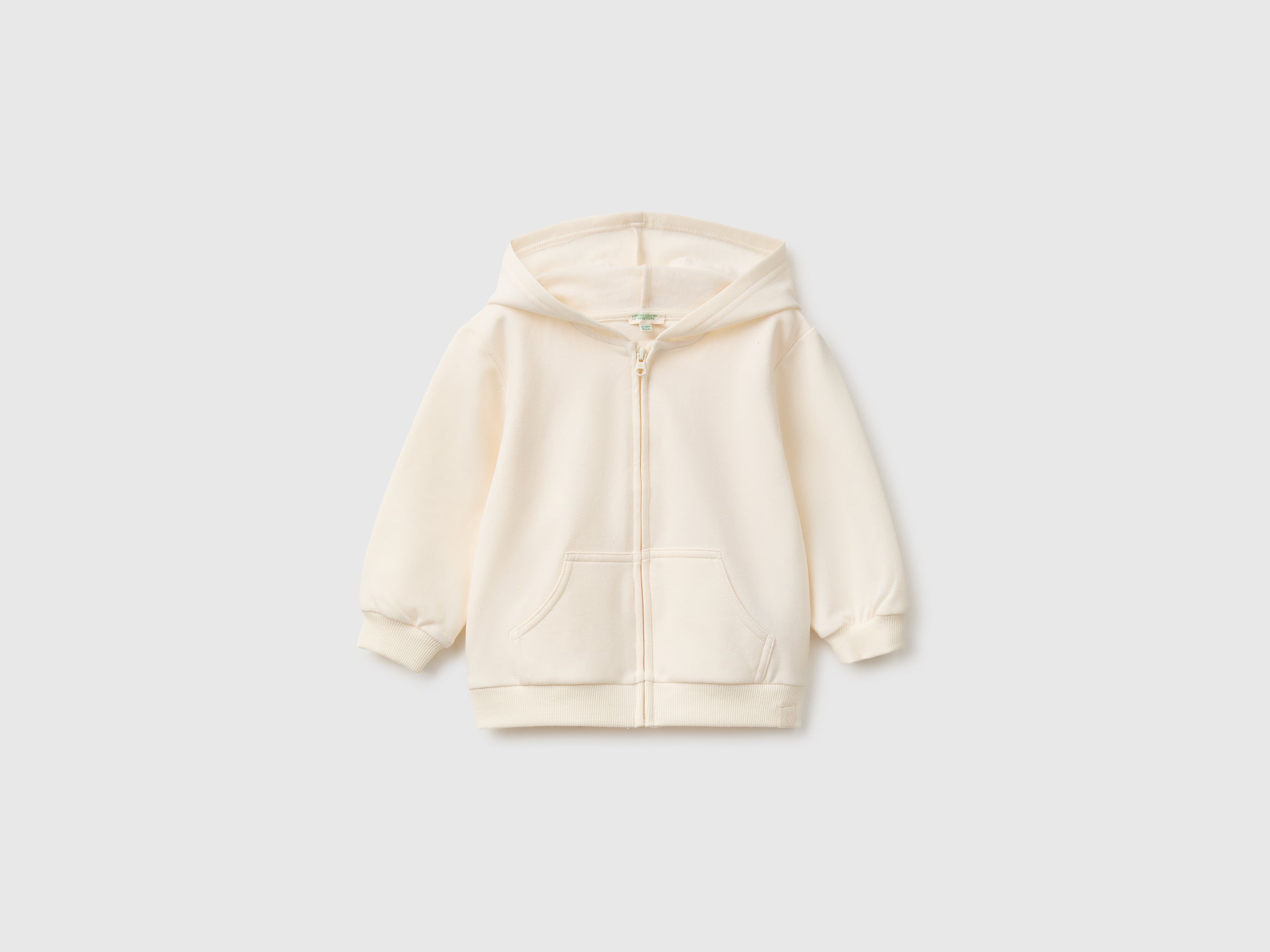 Benetton Sweatshirts Zip felpa neonato cotone bio 68