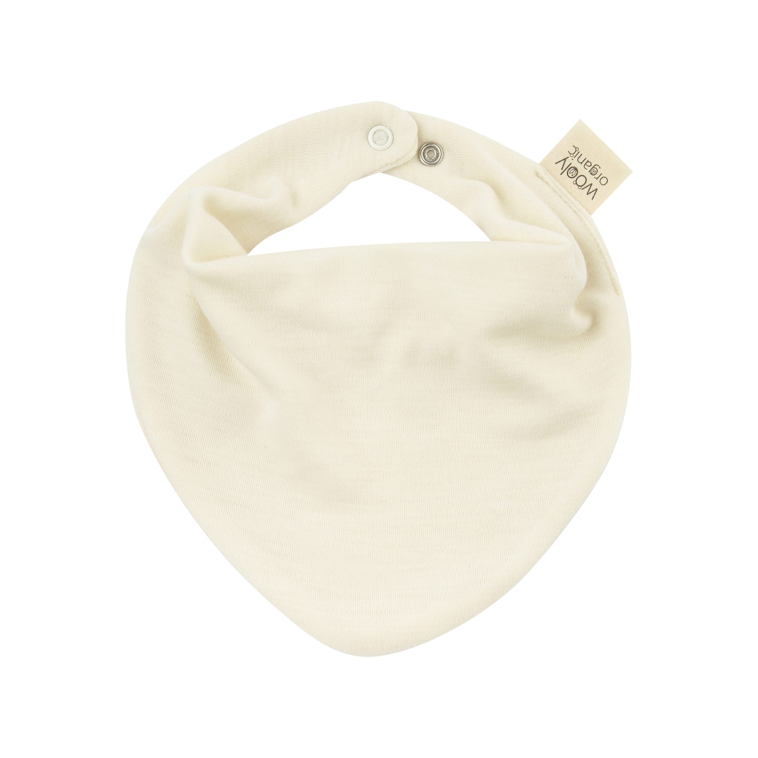 Woolly Organic Merino Wool Silk Bib bavaglino lana merino