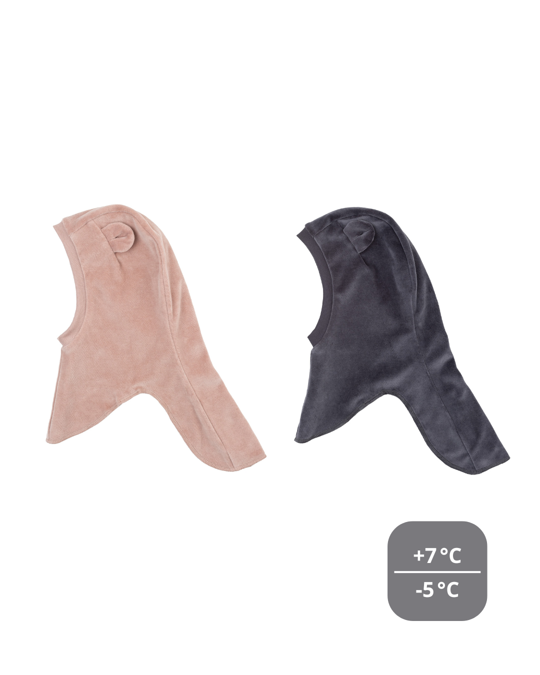 Woolly Organic Velour Balaclava cappello neonato merino