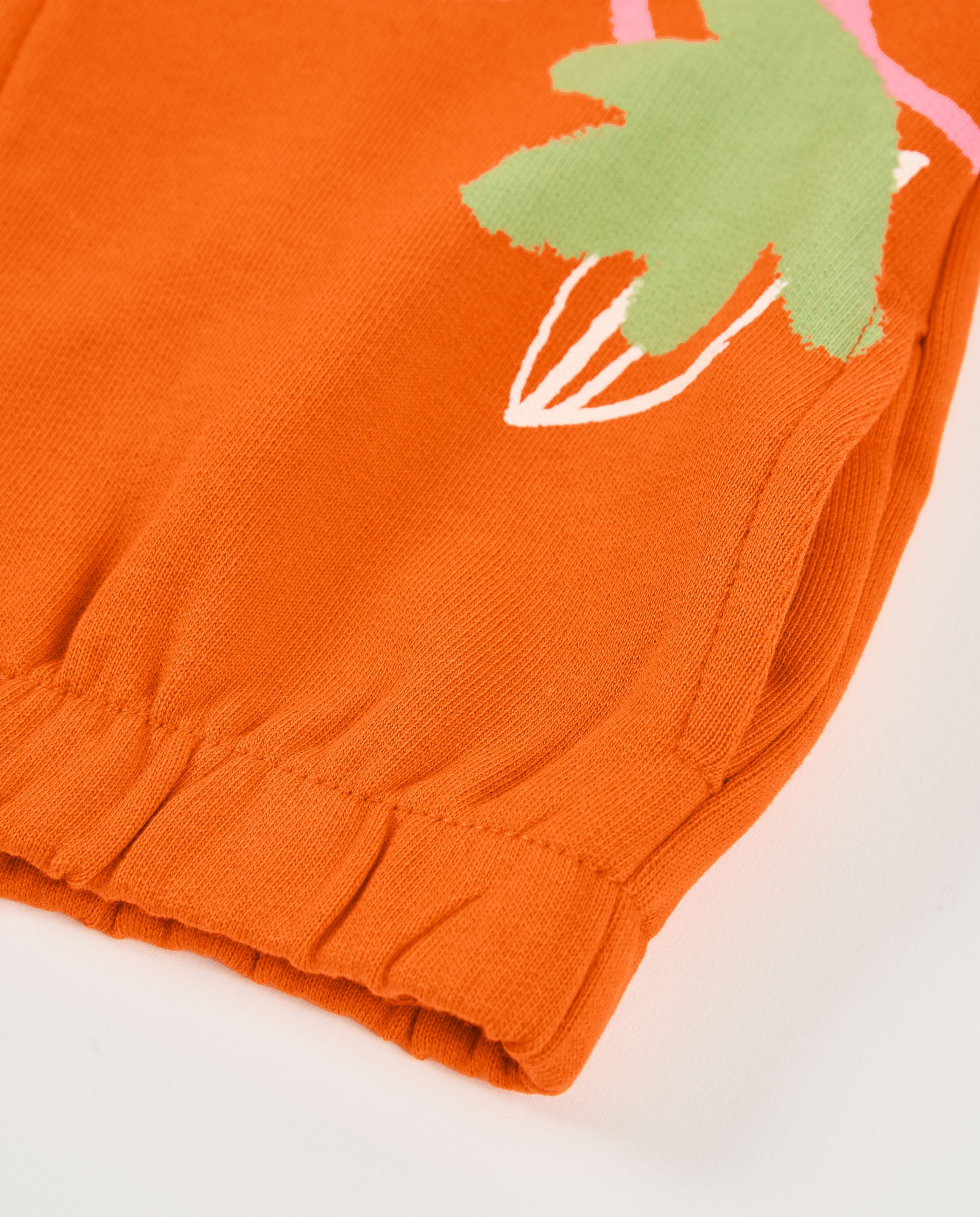 TucTuc Felpe Felpa Bambina Zip Arancione con Cappuccio