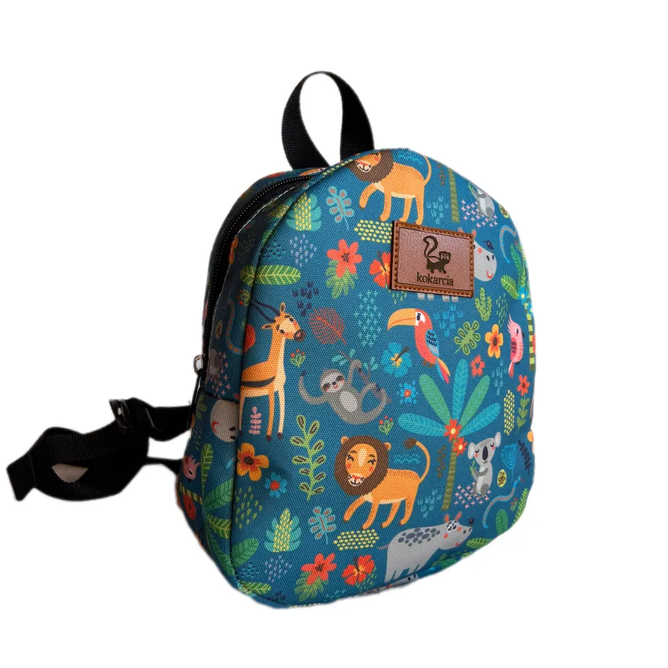 Kocarcia Foresta zainetto asilo bimbo poliestere 25x23 cm