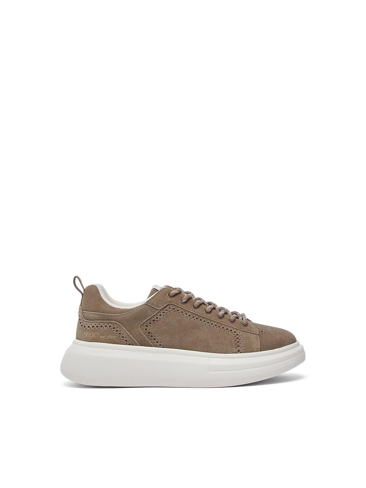 Liu Jo Sneakers Platform Suede Beige 41 EU Suola 5,5 cm