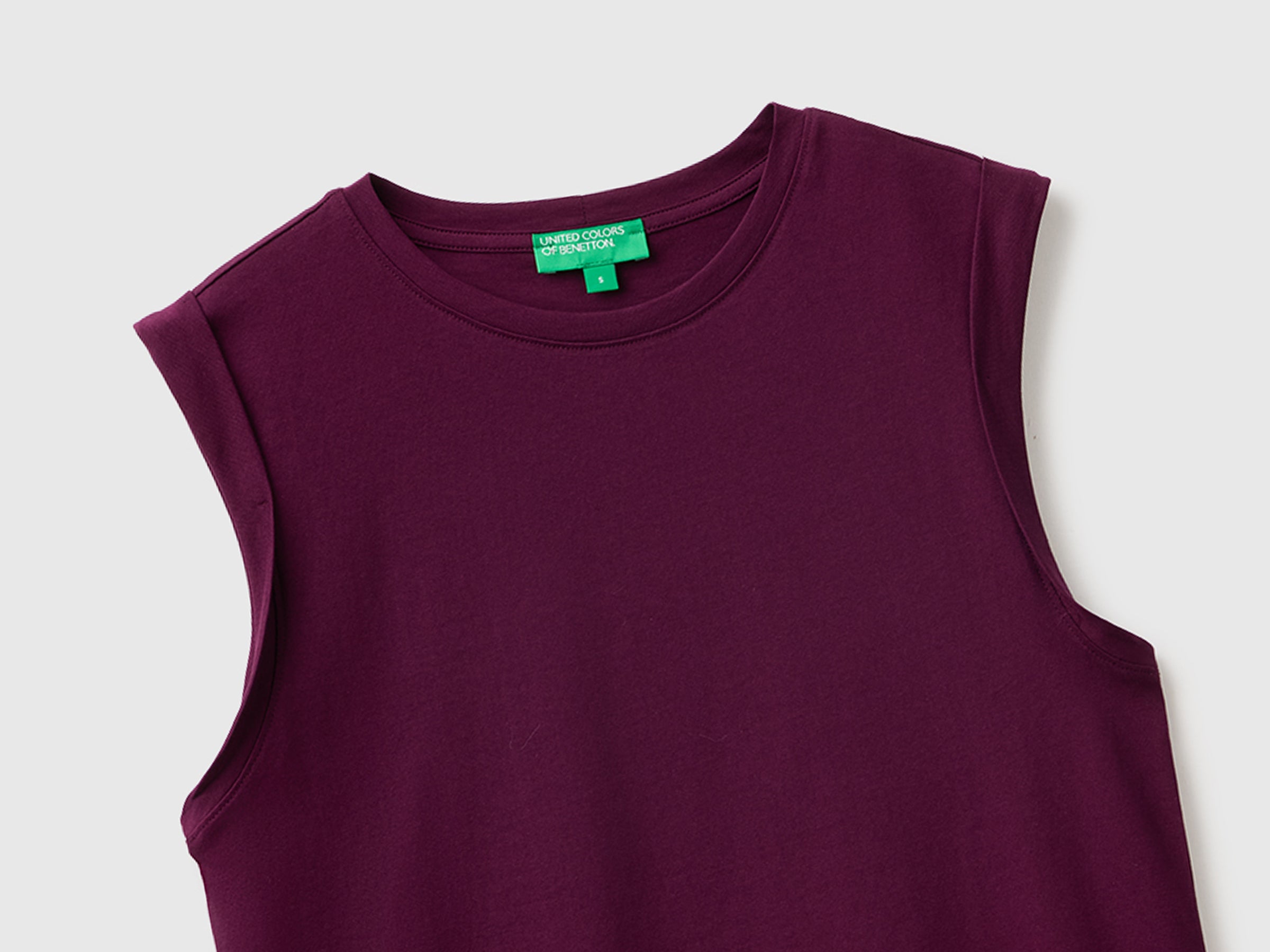 United Colors of Benetton Canotta Cotone Girocollo Smanicata