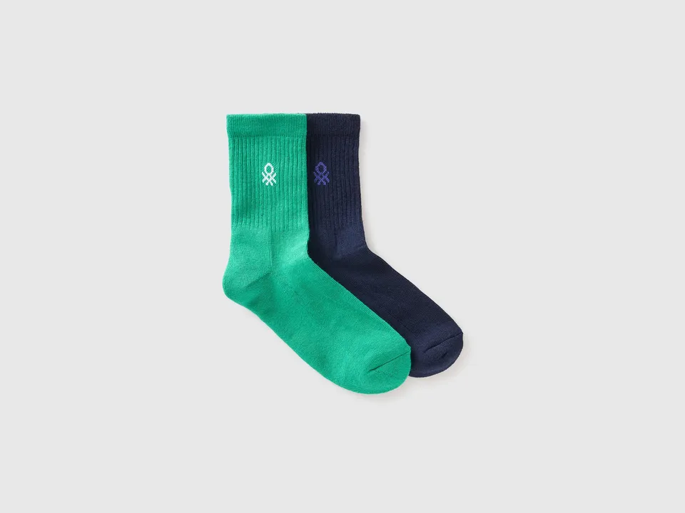 United Colors of Benetton Calzini spugna cotone 2 paia
