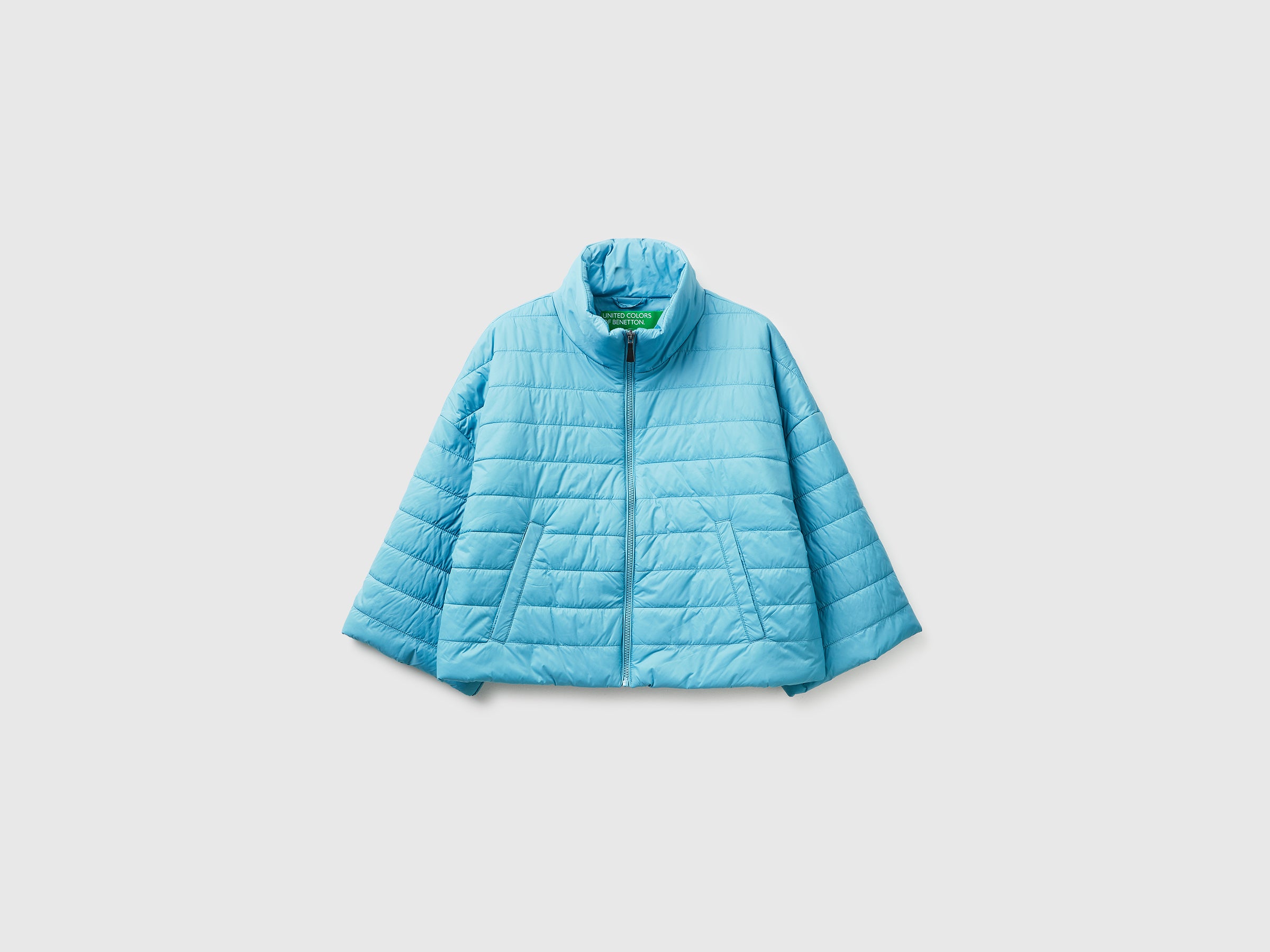 United Colors of Benetton 2TWDDN09O piumino leggero nylon maniche 3/4