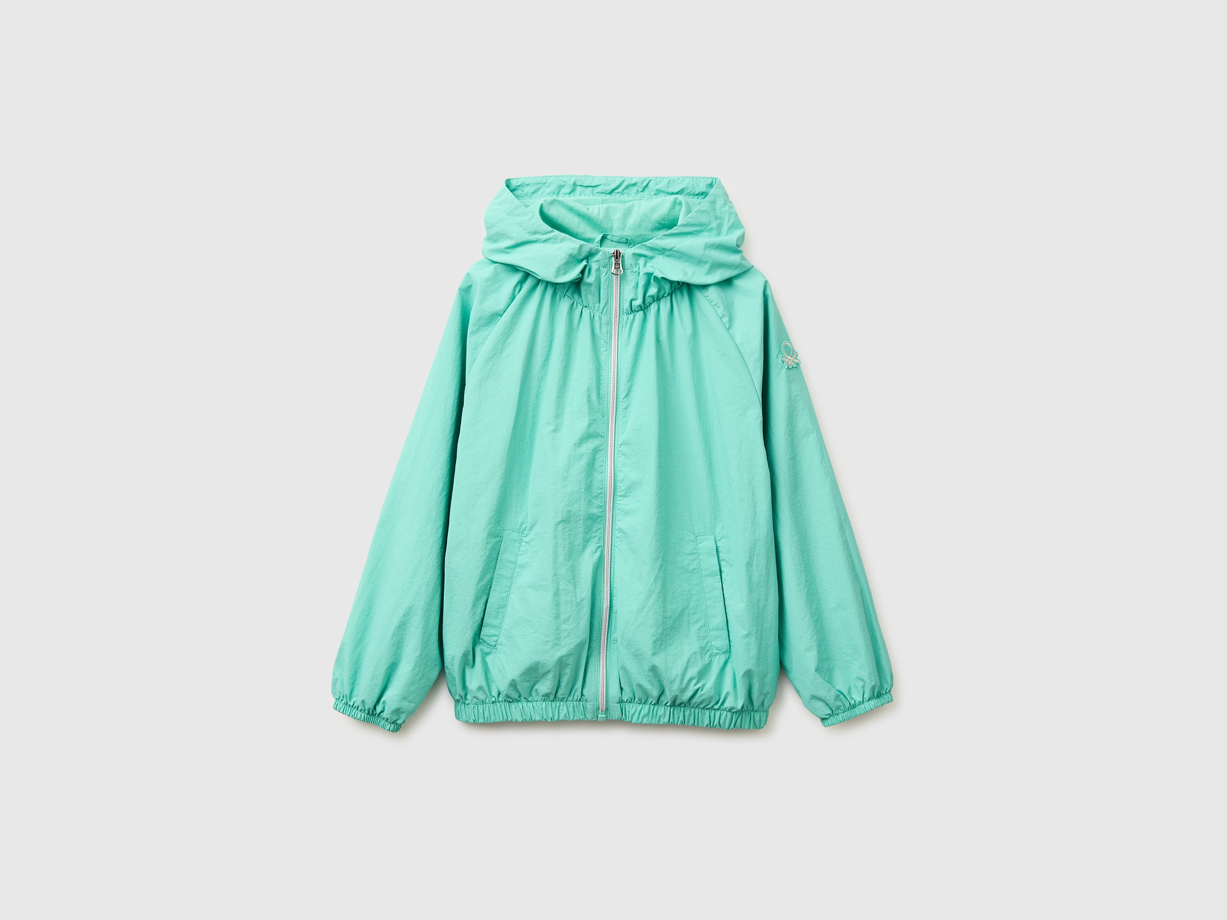 United Colors of Benetton giacca Rain Defender nylon cappuccio
