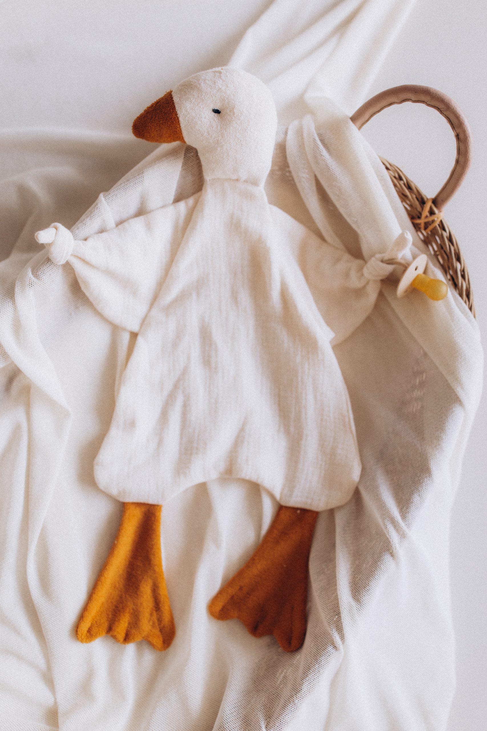 Woolly Organic Muslin Comforter Goose doudou mussola bio