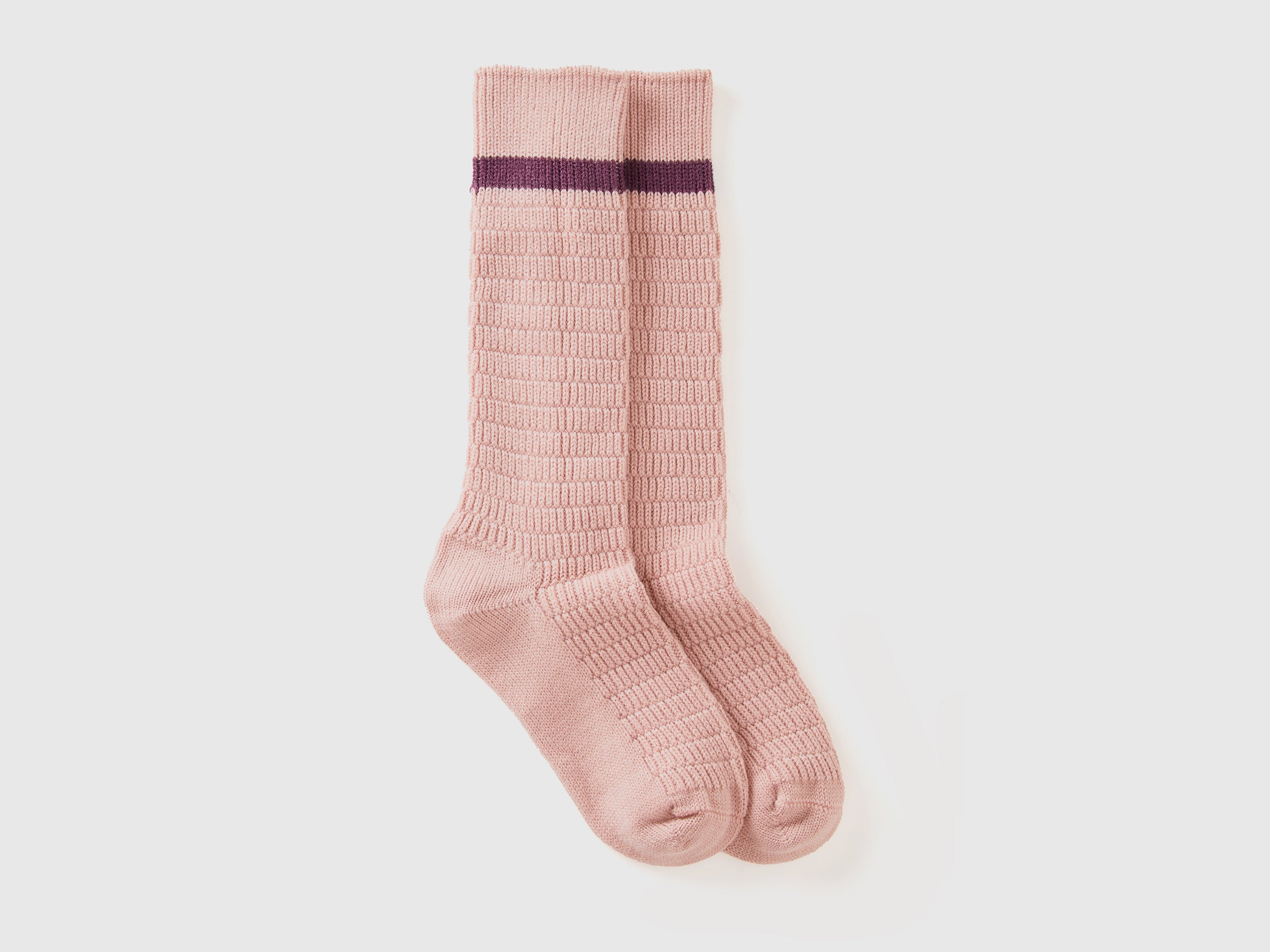 United Colors of Benetton calze cotone riga contrasto taglia OS