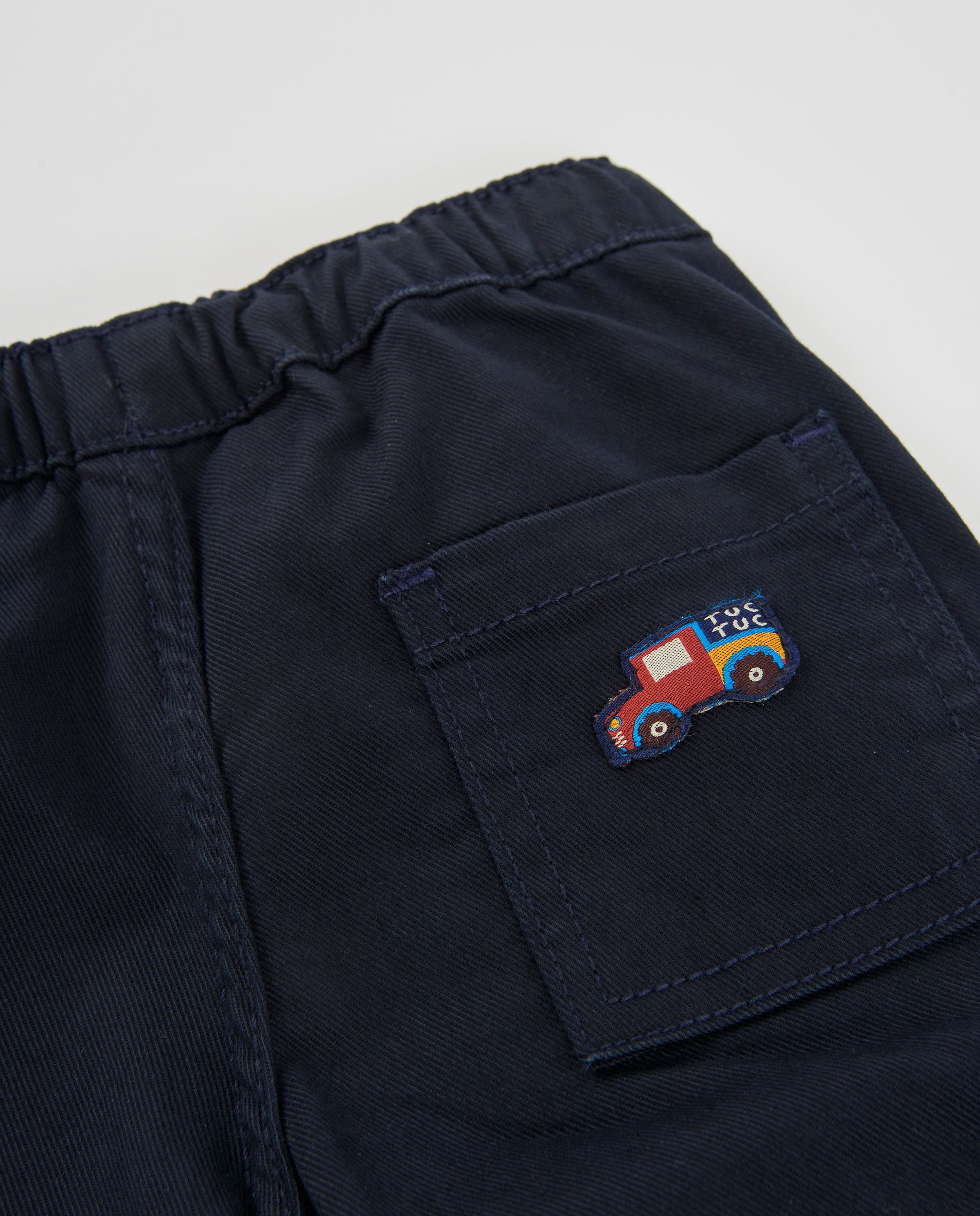 TucTuc Pantaloni Cargo Bambino Tasche Blu Navy