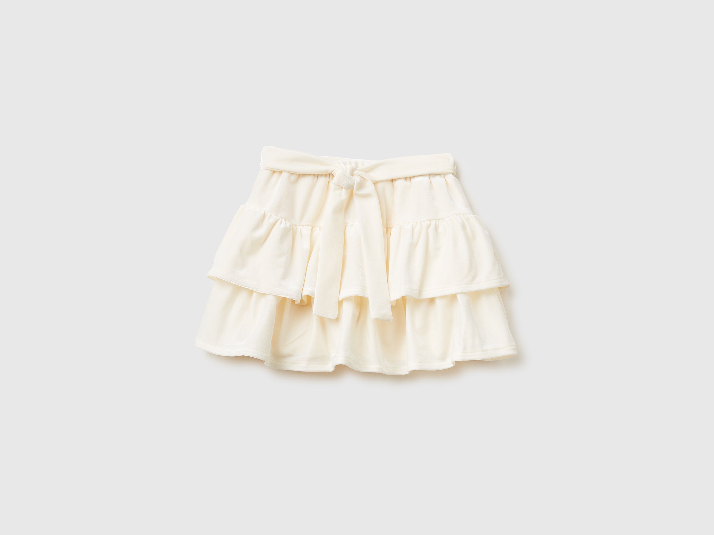 United Colors of Benetton Gonna velluto balze bimba