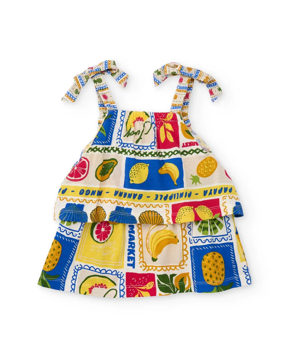 TucTuc Magliette Top Bambina Fiocco Beige