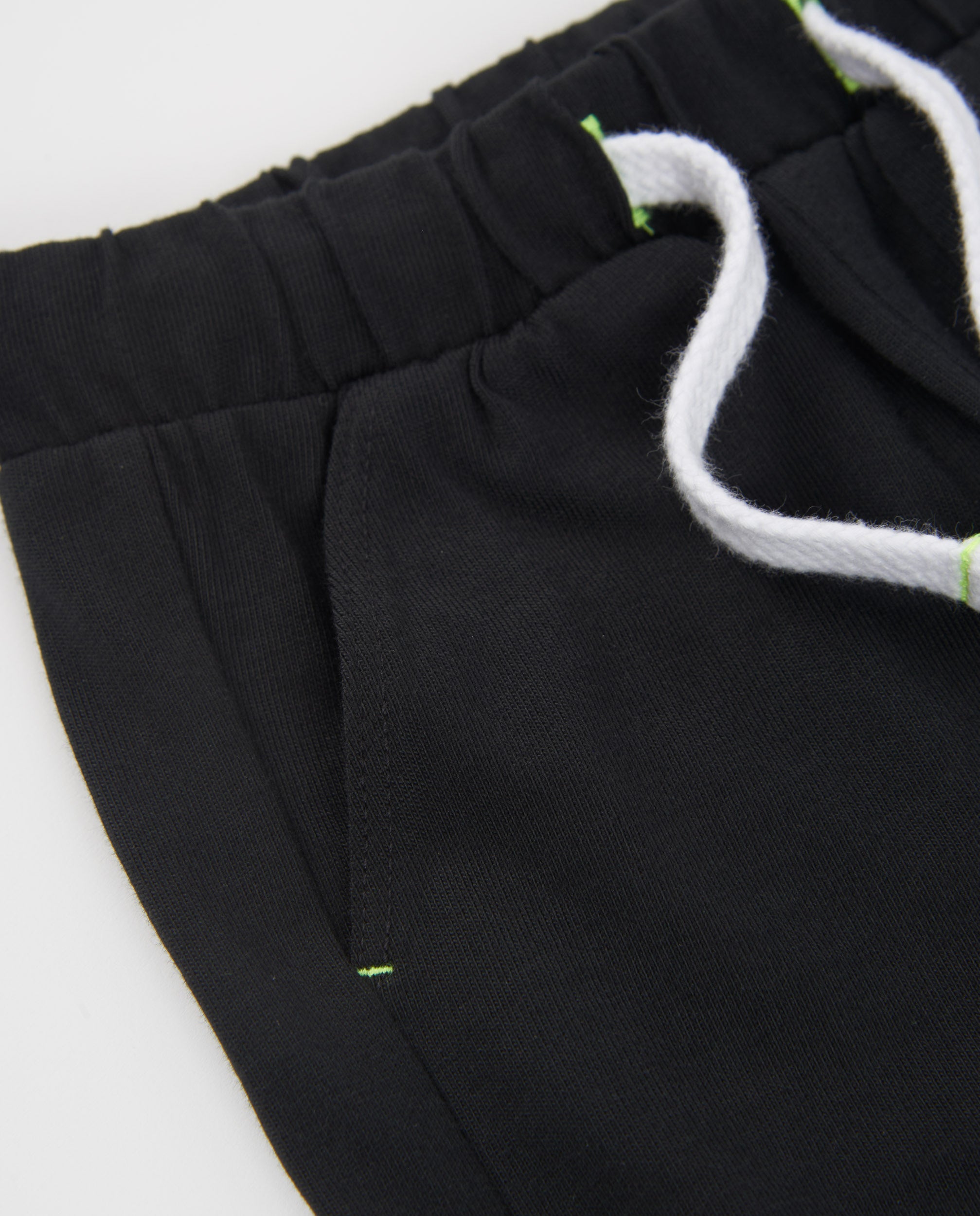TucTuc Bermuda bermuda bambino nero cotone coulisse