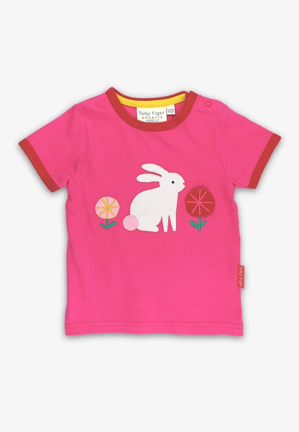 Toby Tiger maglietta coniglietti cotone bio bimba