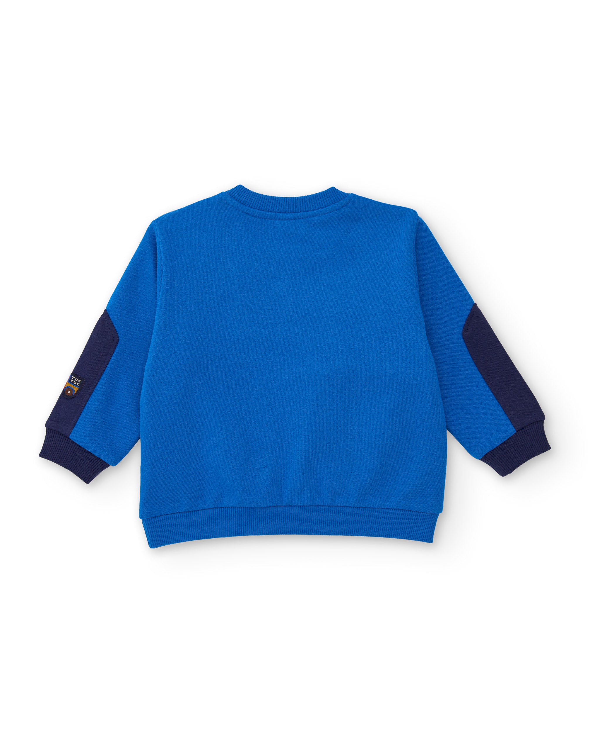TucTuc Completi tuta bambino blu felpa e pantaloni taglia neonato