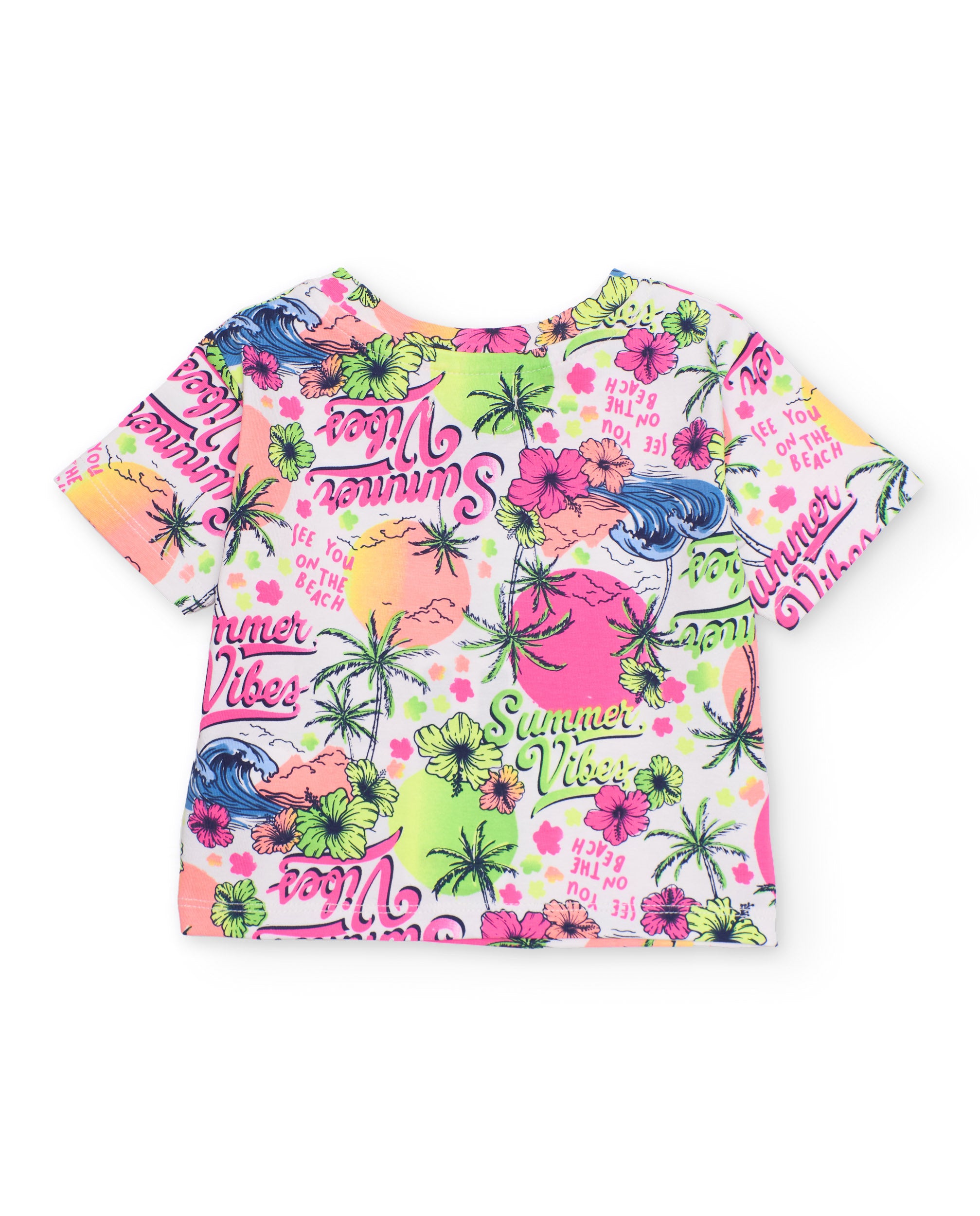 TucTuc Magliette T-Shirt Bimba Rosa Stampa Estate