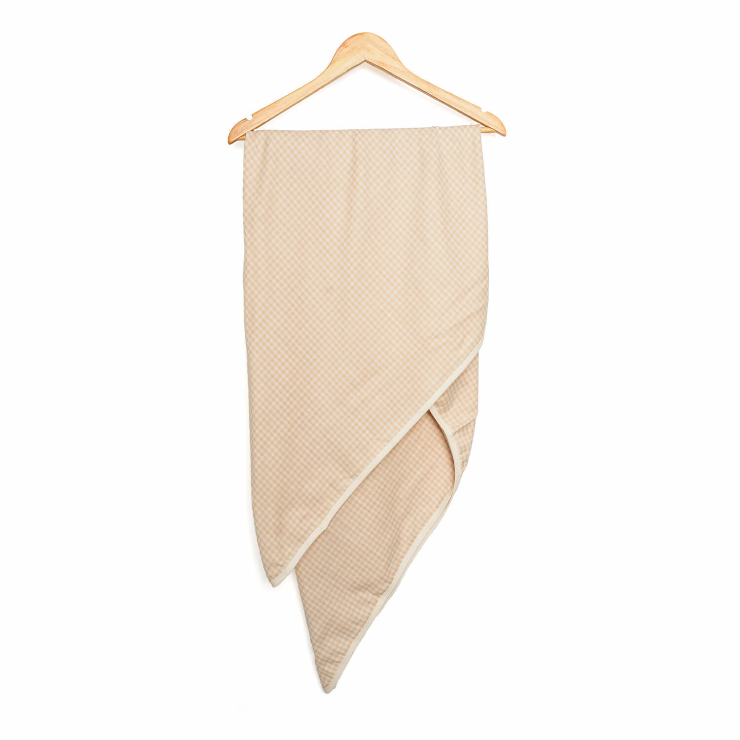 Pamboo mussola neonato cotone bio beige 120x120 doppio strato