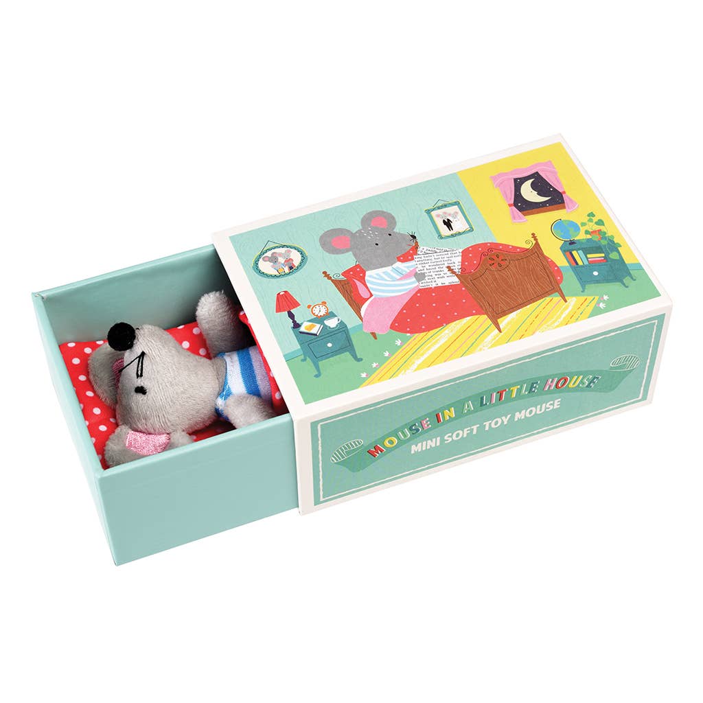 Rex London Mini Peluche Topo scatola copertina 11,5 cm