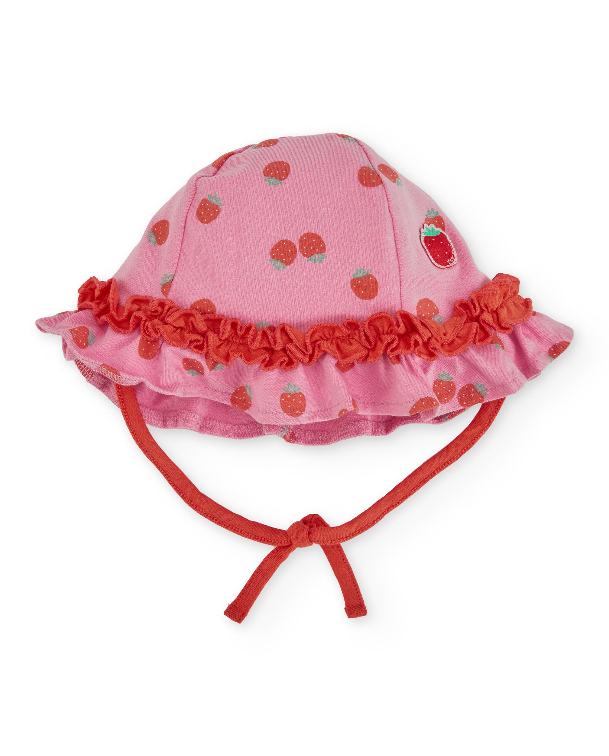 TucTuc Accessori cappellino neonata rosa fragole