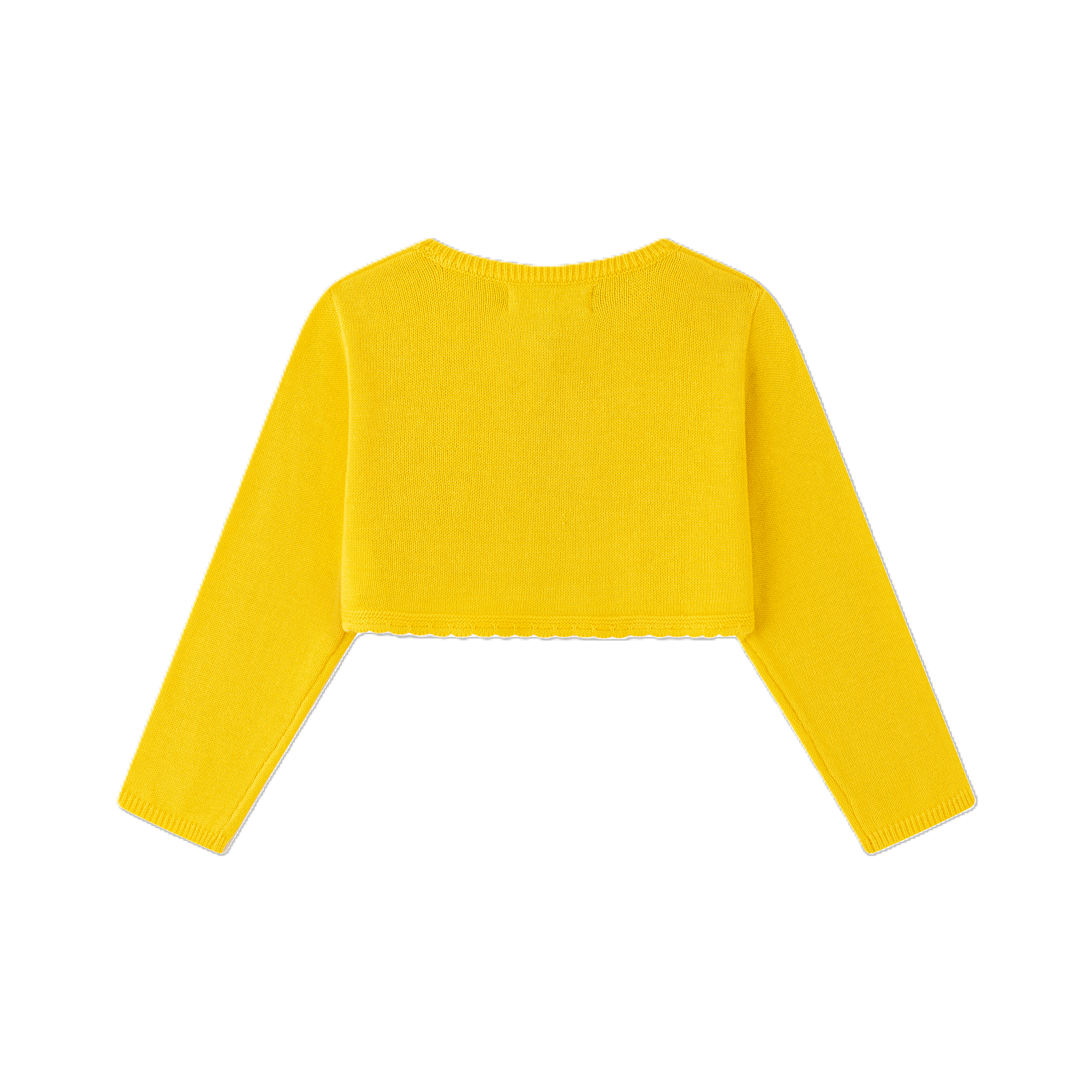 Kocarcia Kokarcia Bolero Maglia Giallo 6-9 Mesi Cotone