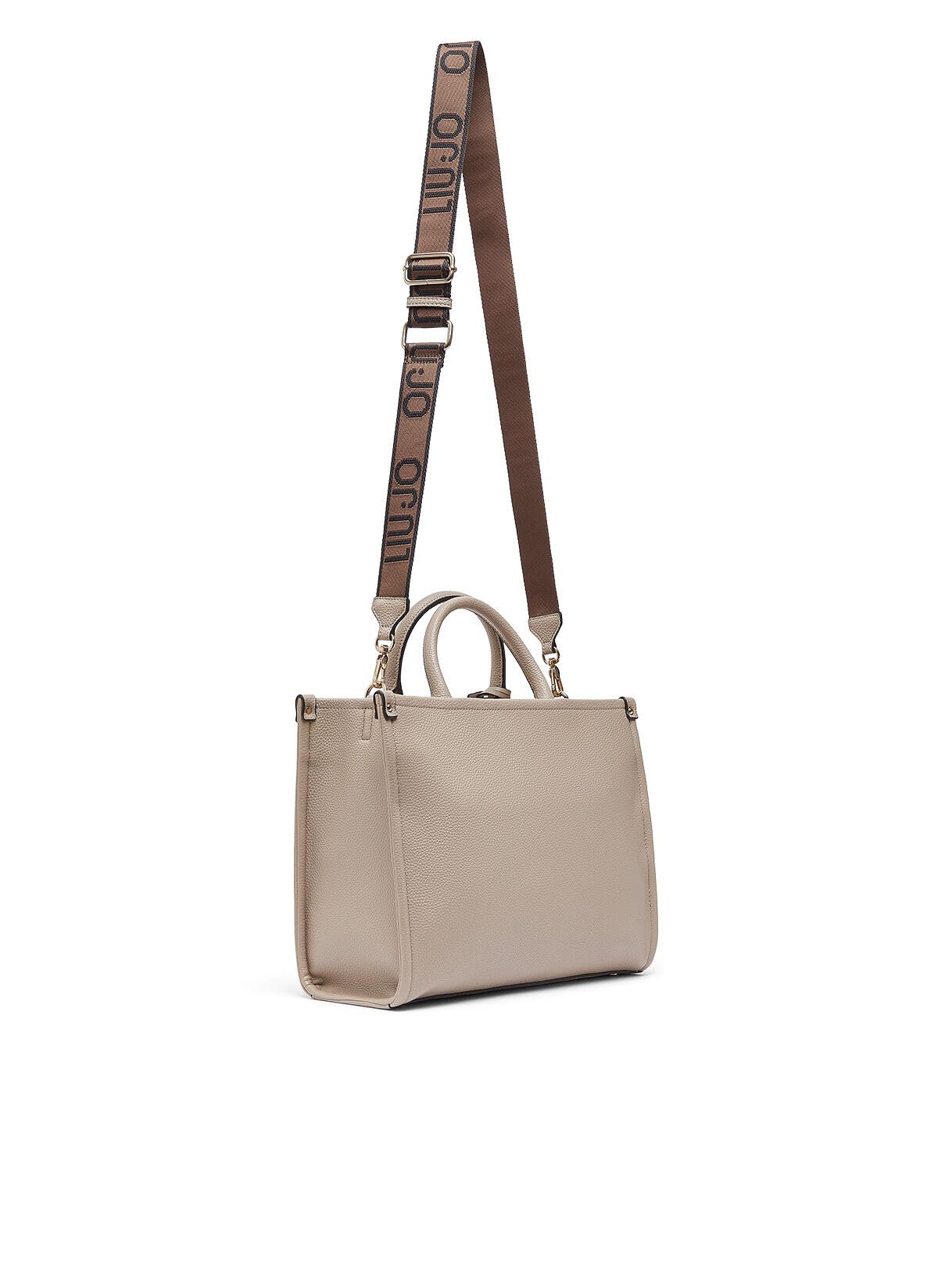 Liu Jo Borse Borsa a Mano Media Beige bottalata