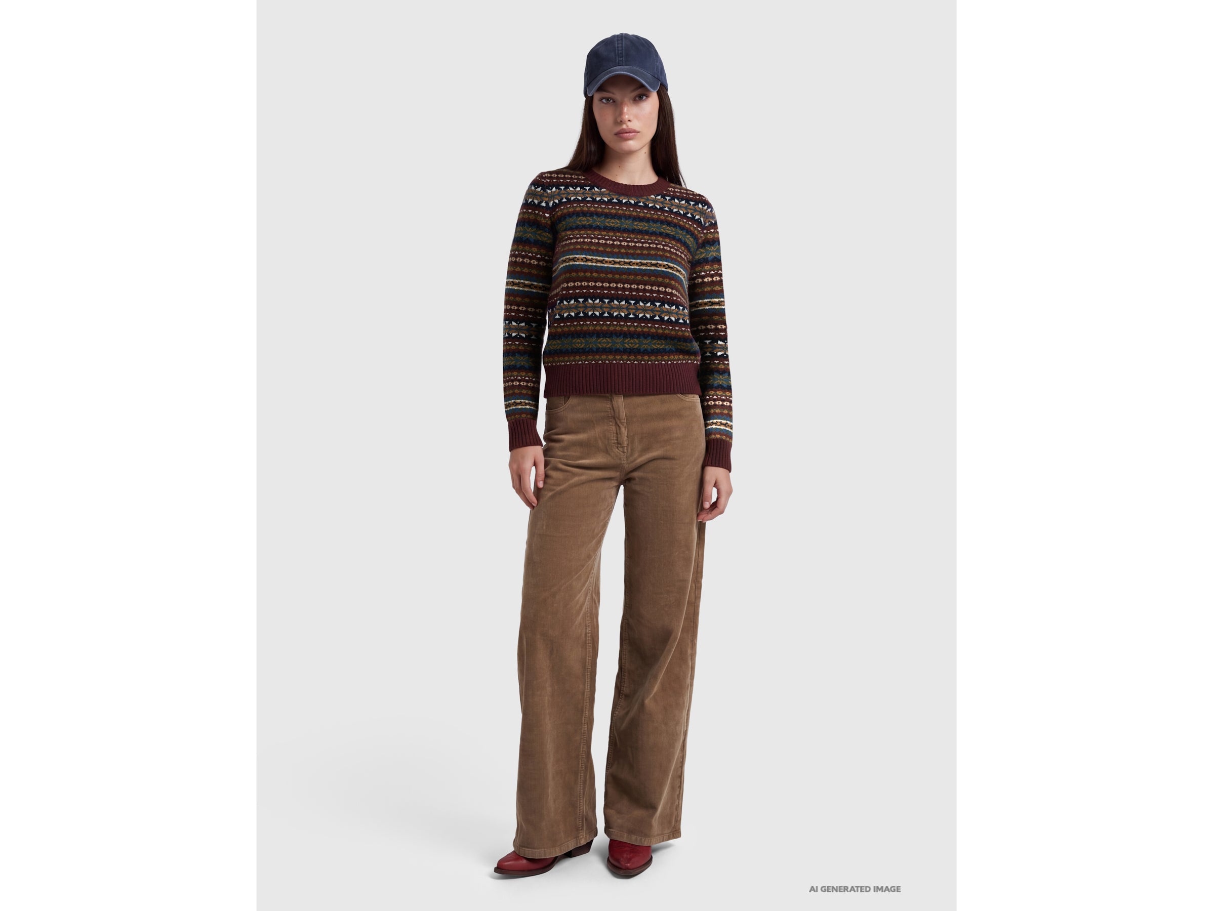 United Colors of Benetton Maglione Jacquard Lana M