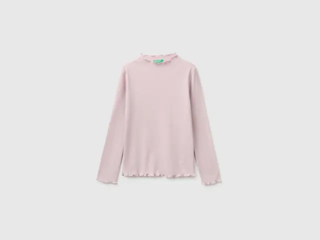 United Colors of Benetton Warm Maglia Collo Alto Cotone M