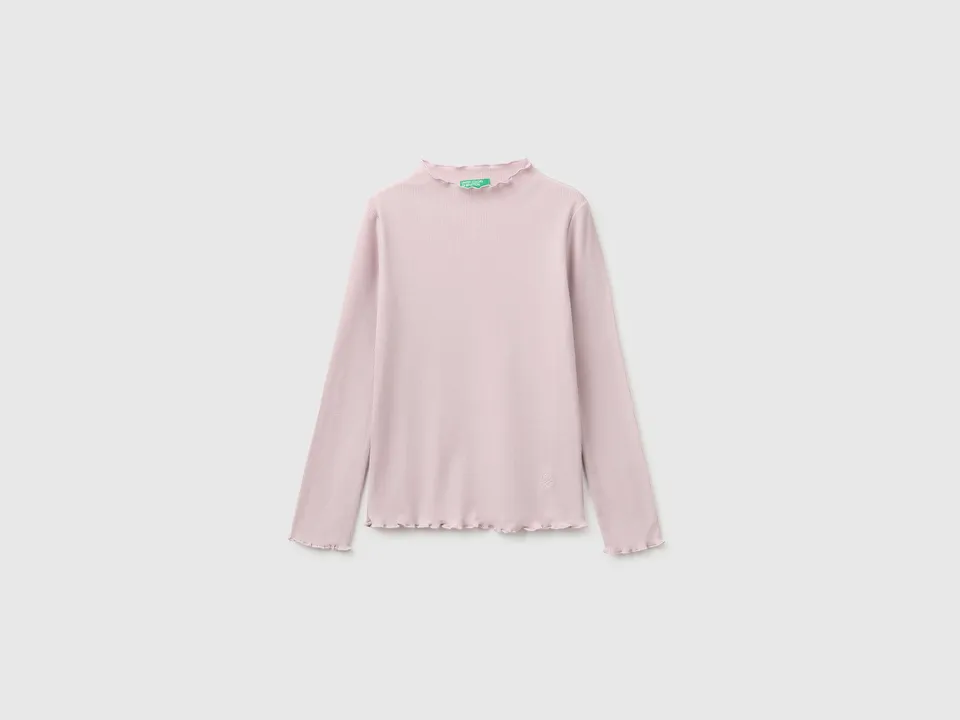 United Colors of Benetton Warm Maglia Collo Alto Cotone M