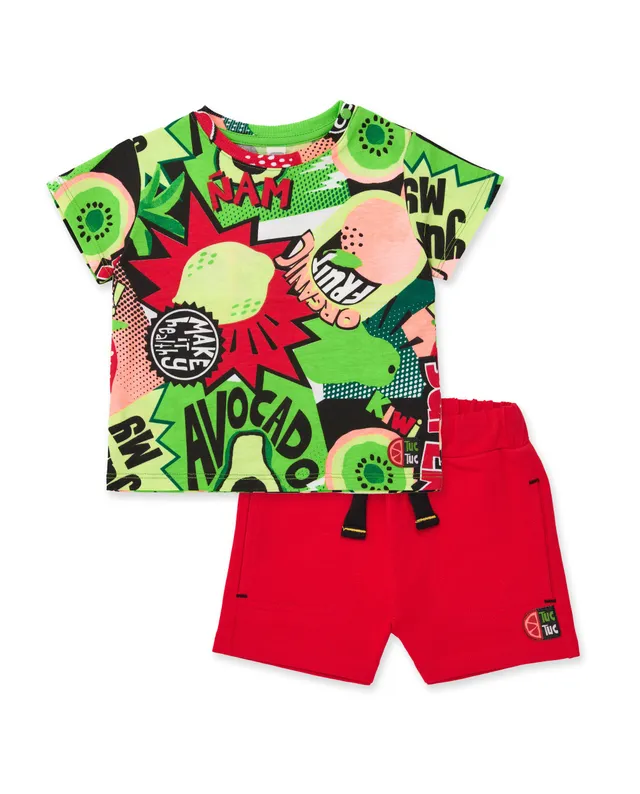 TucTuc Completi Completo Bambino fumetto verde 2pz