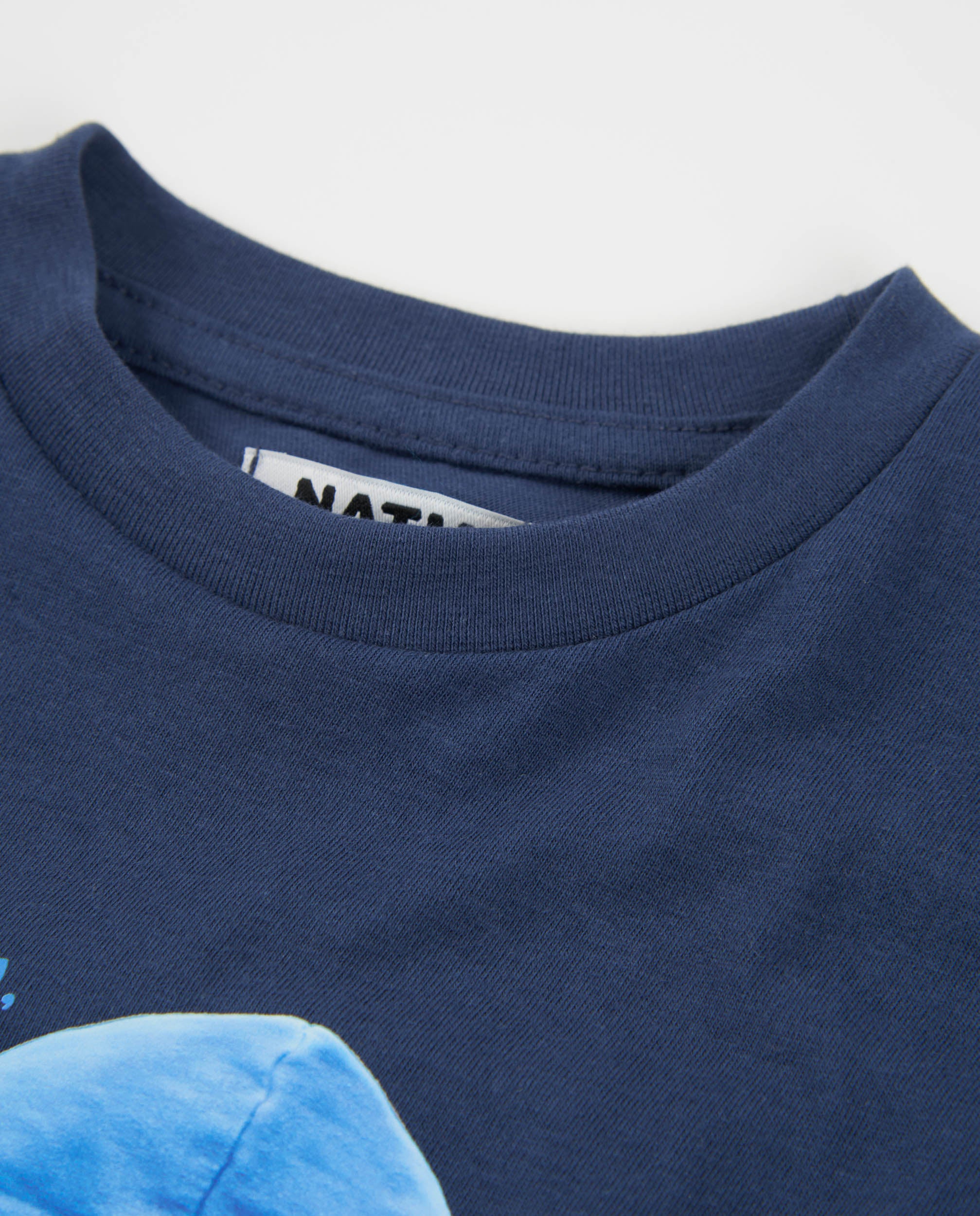 TucTuc Magliette T-shirt bambino stampa cane navy cotone