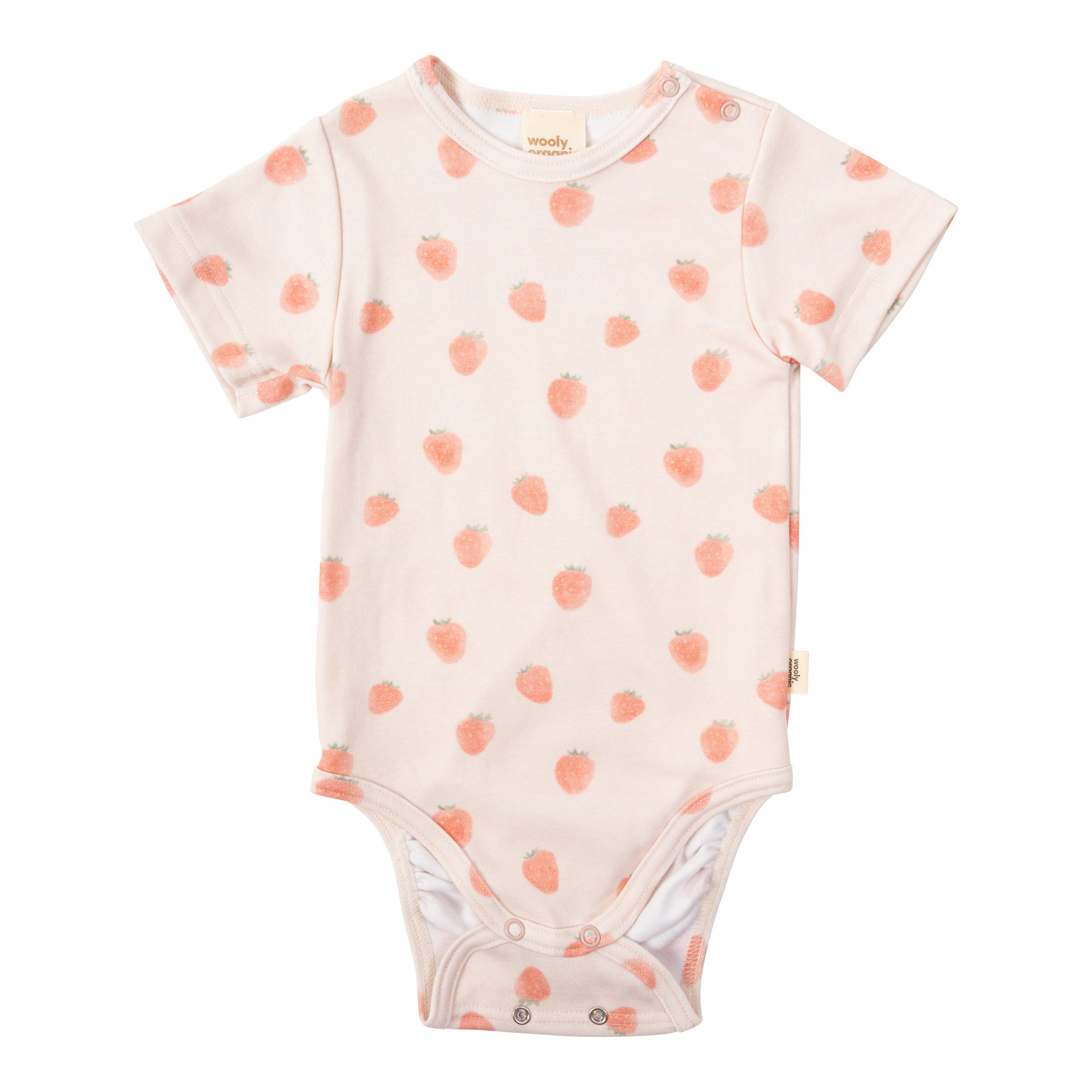 Woolly Organic Baby Bodysuits Shortsleeve Bodysuit SS26 body cotone