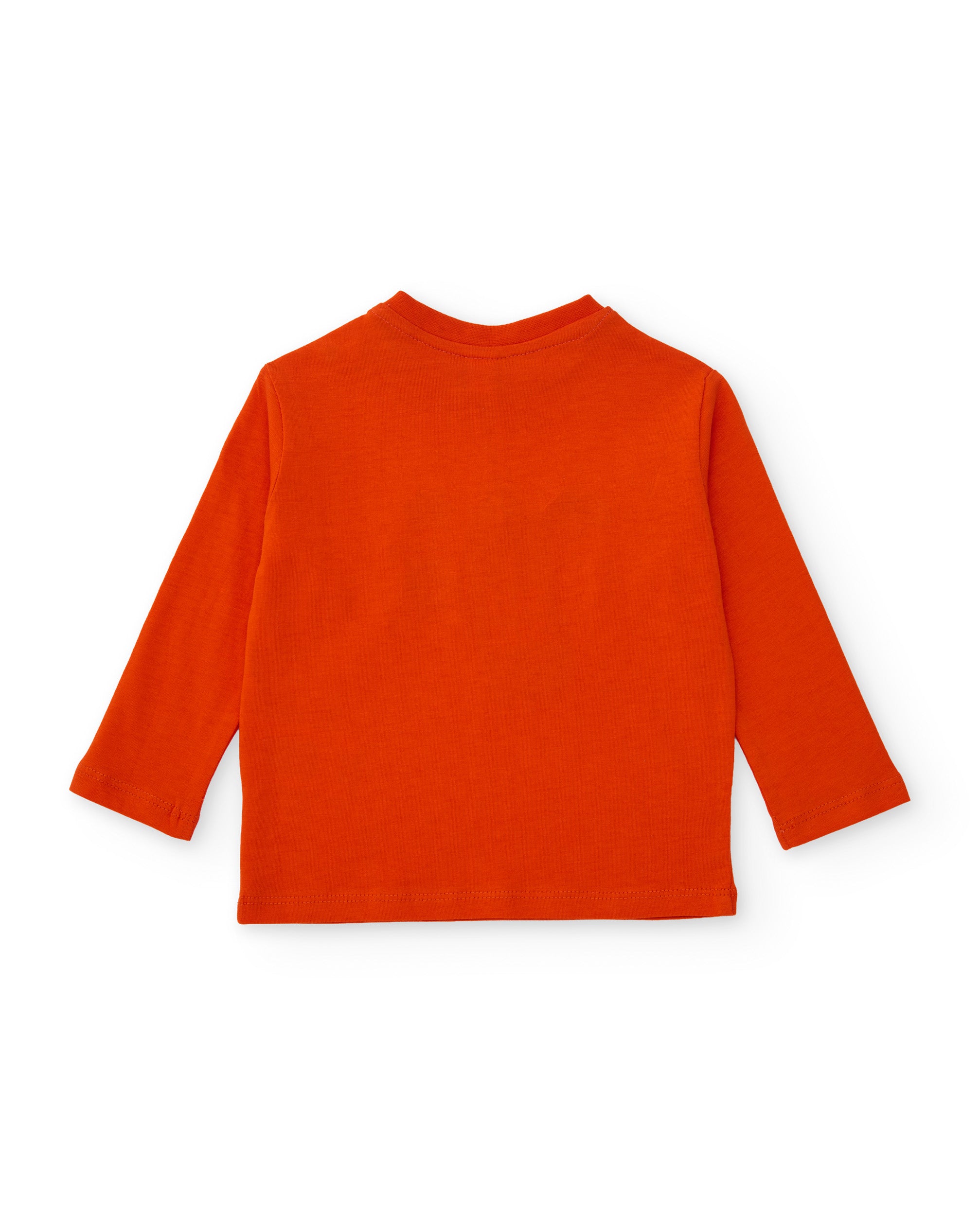 TucTuc Magliette maglia bimbo arancione maniche lunghe