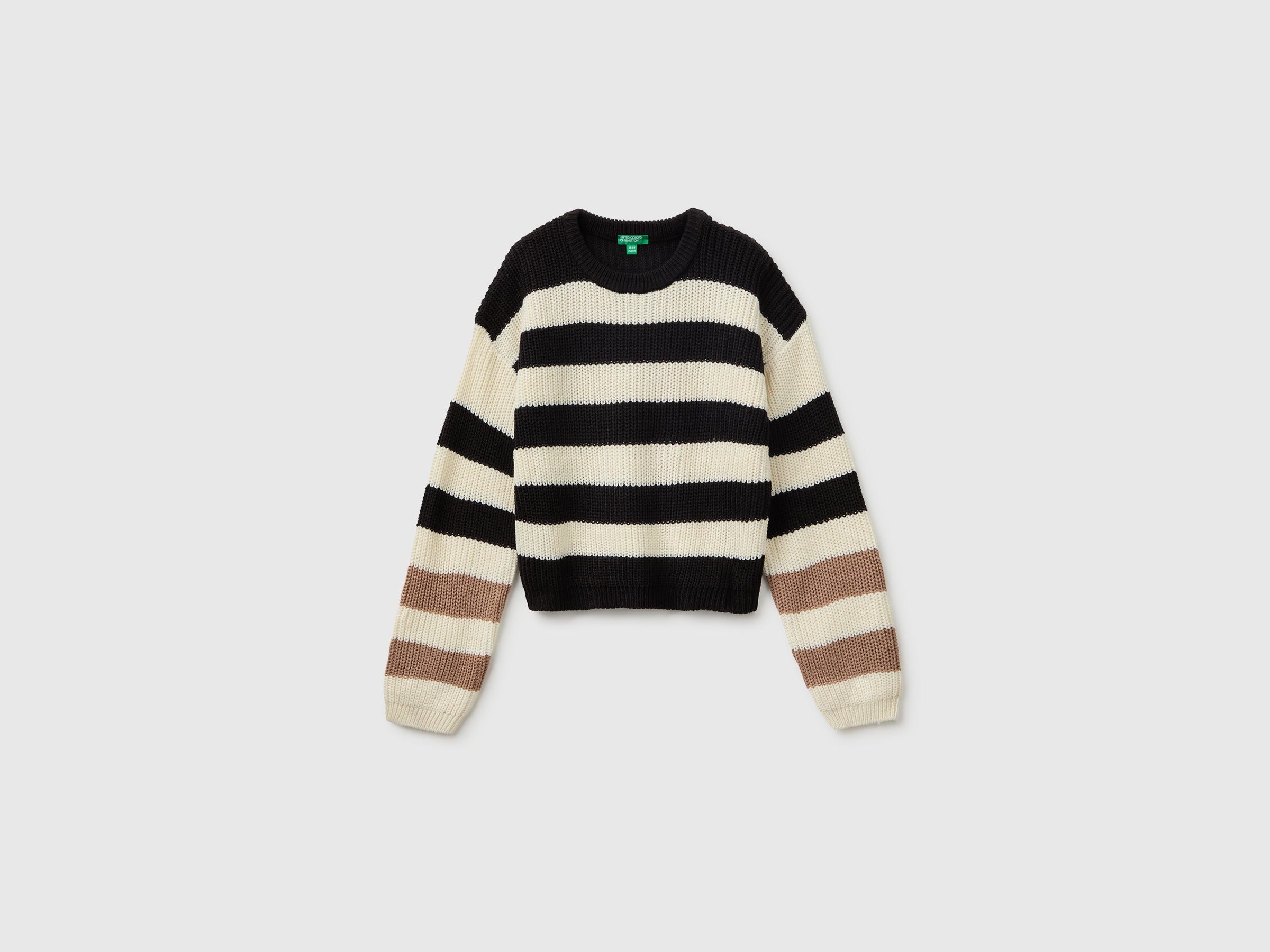 United Colors of Benetton maglione righe pullover bicolore maglia