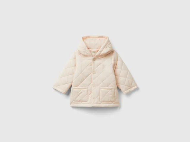 United Colors of Benetton Jackets Giacca trapuntata cappuccio 68