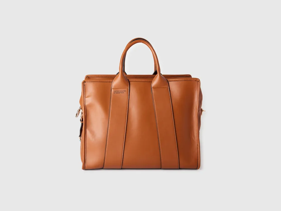 United Colors of Benetton Maxi Tote Bag OS Ecopelle Tracolla
